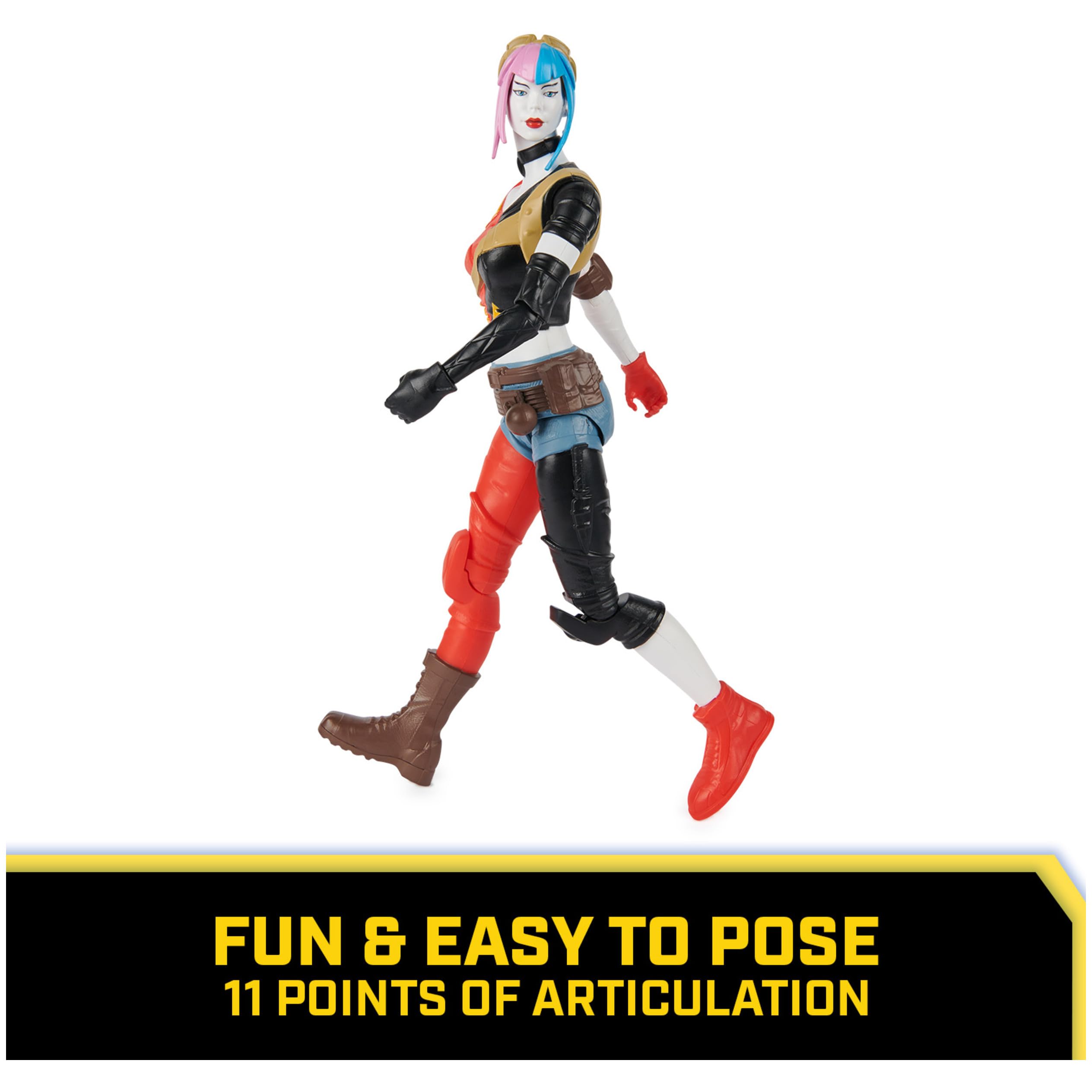 DC Comics 12-inch Harley Quinn Action Figure - Highly Detailed Collectible with 11 Points of Articulation 9