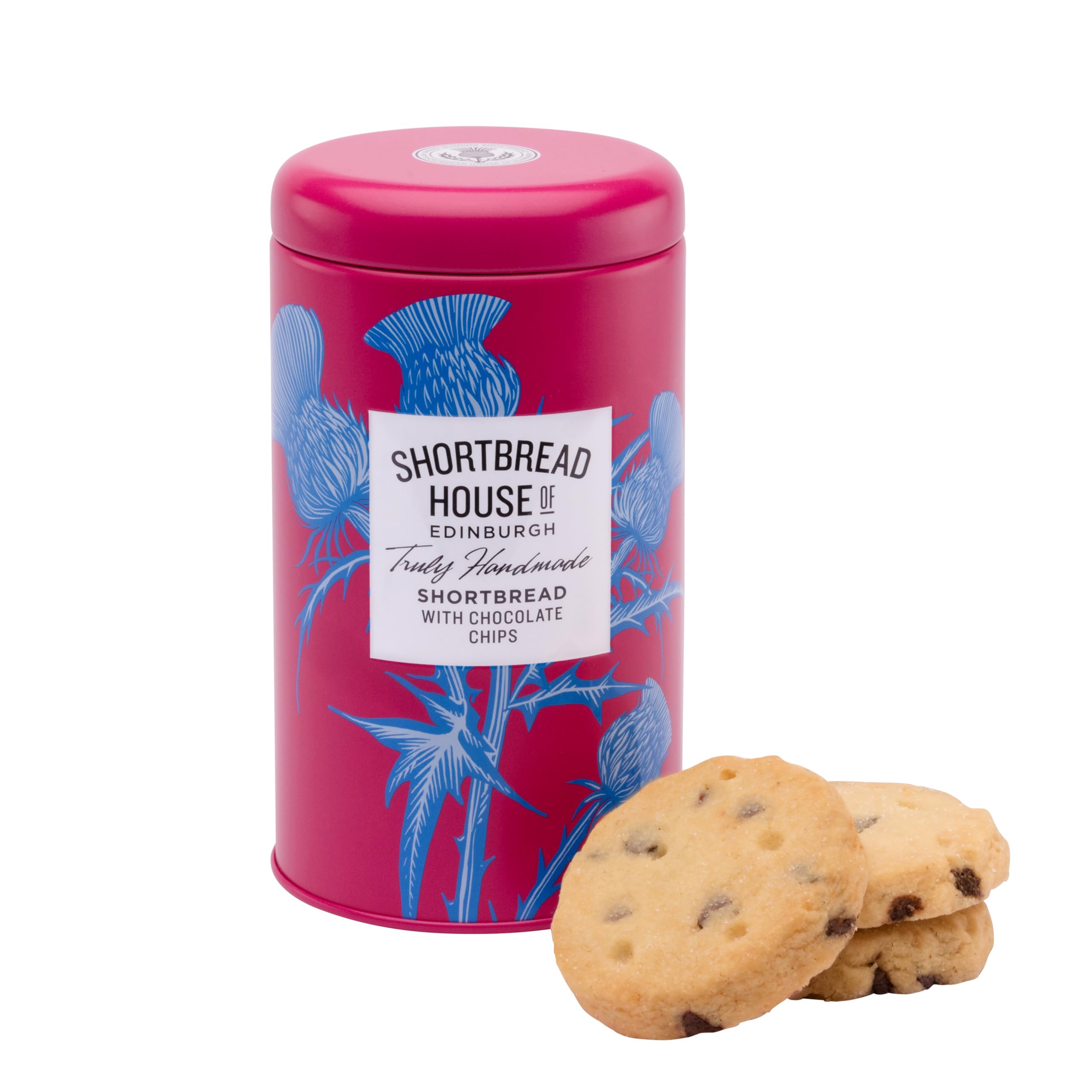 Shortbread House of Edinburgh - Buttery Scottish Shortbread with Dark Chocolate Chips | 140g Tin 2