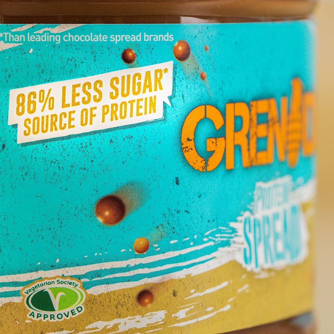 Grenade Chocolate Chip Salted Caramel Protein Spread - 20% Protein | Low Sugar | 360g Jar