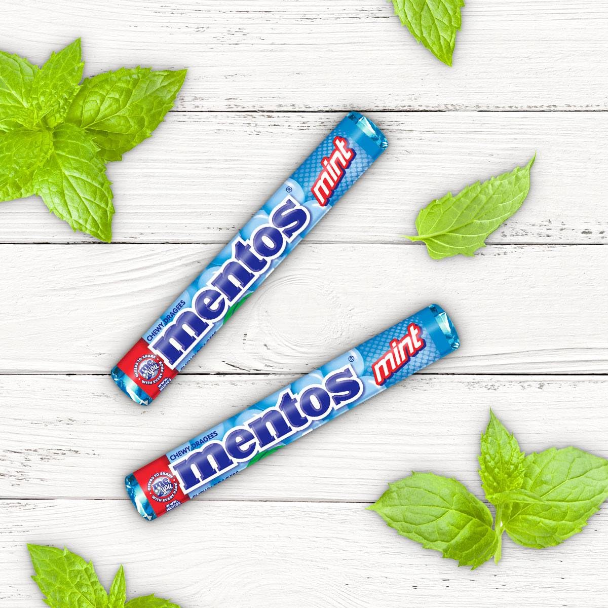 Mentos Mint Chewy Dragees – 40 x 38 g zuckerfreie Pfefferminzbonbons 6