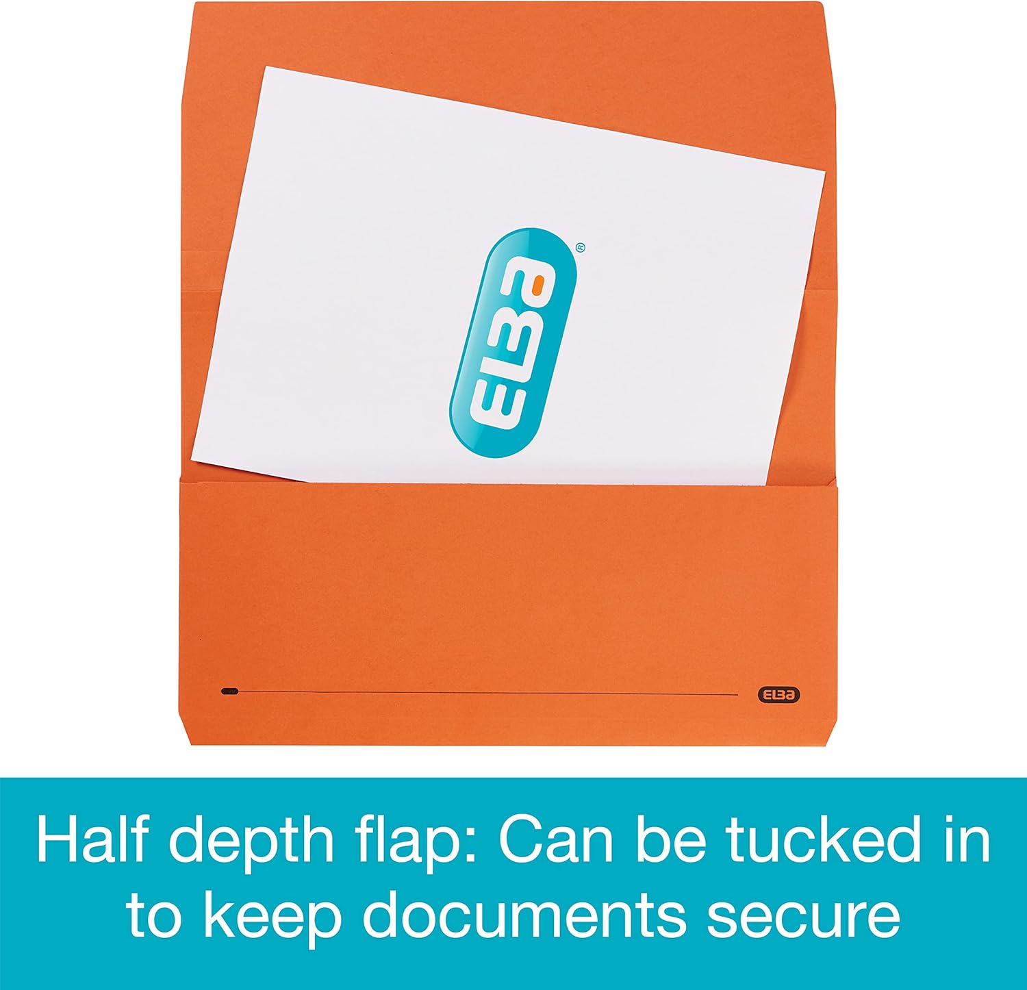 Elba Foolscap Document Wallet, Assorted Colours, Pack of 10 Folders