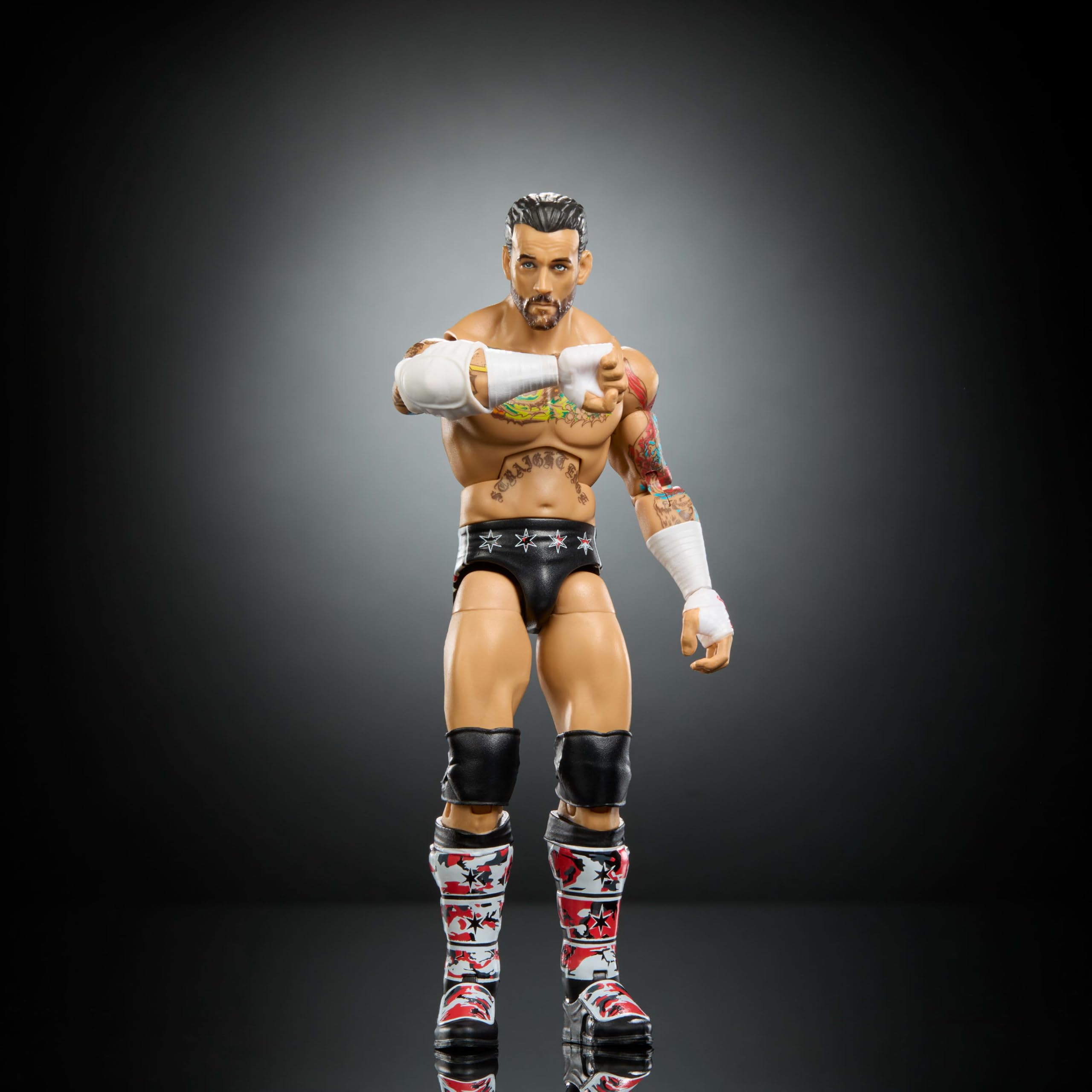 Mattel WWE Elite Collection CM Punk Action Figure | 6-inch Scale | 25 Points of Articulation 4