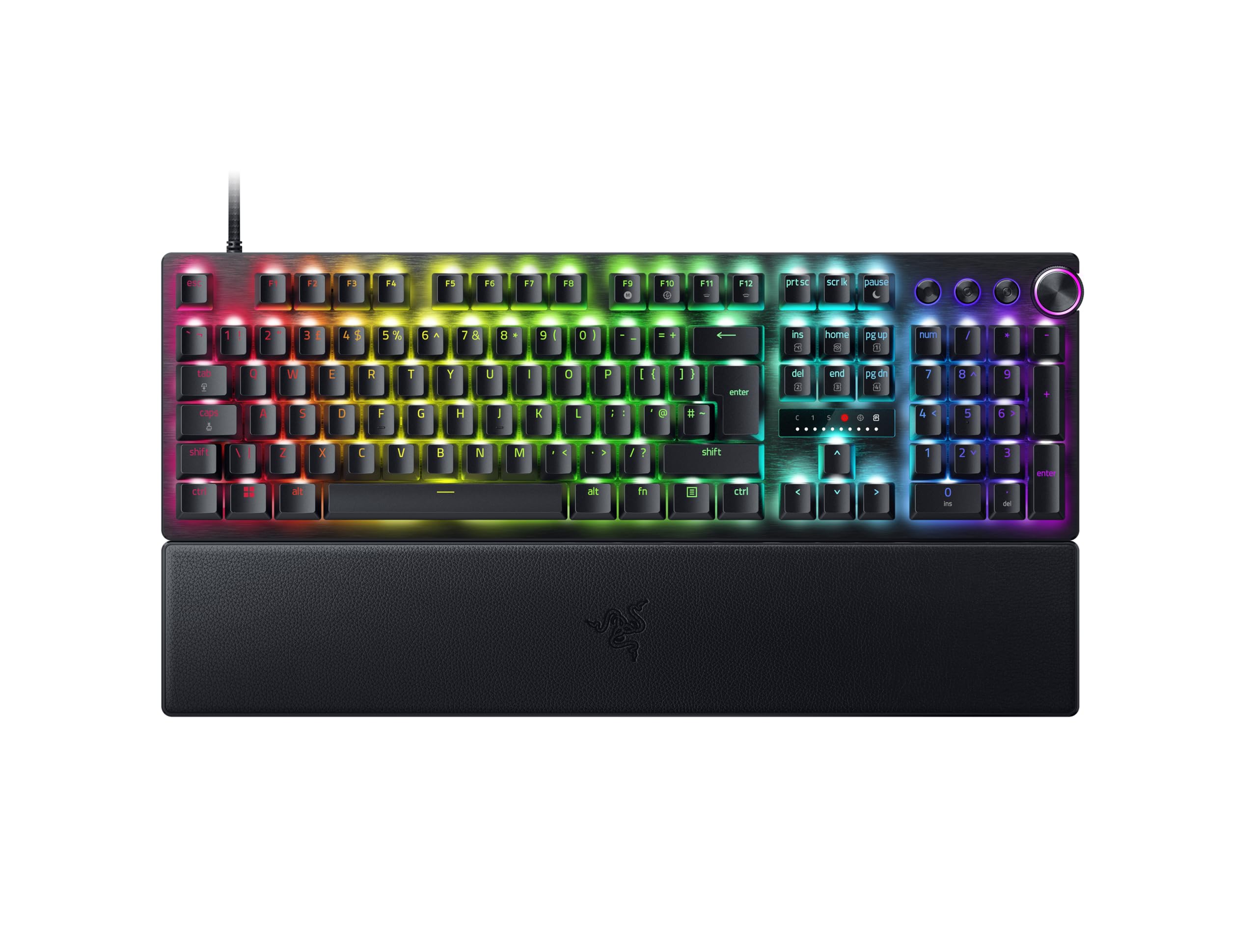 Razer Huntsman V3 Pro Analog Optical Esports Gaming Keyboard | Rapid Trigger | UK Layout | Black 1
