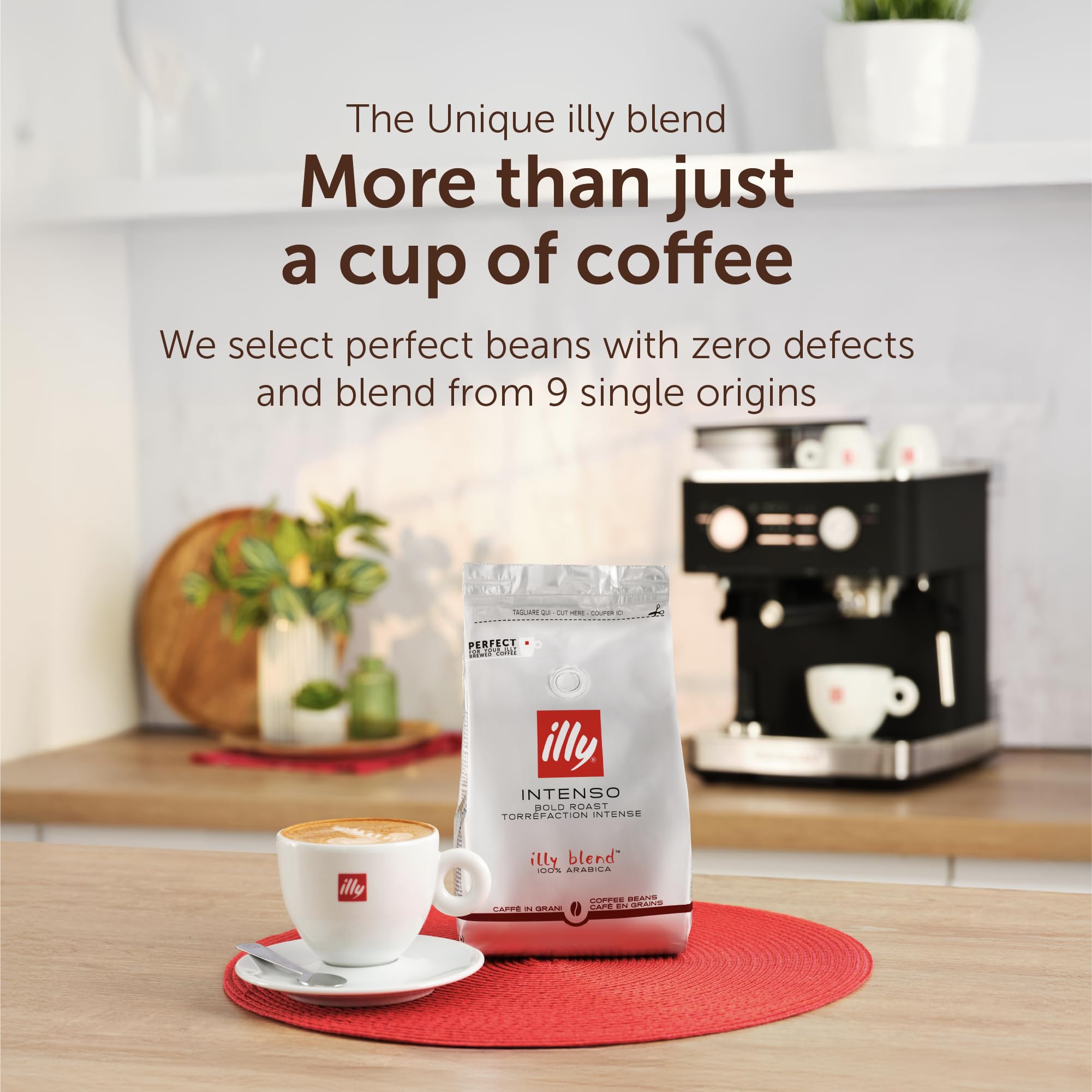 illy Intenso Kaffeebohnen – 100 % Arabica, dunkle Röstung – 500 g Nachfüllbeutel 4
