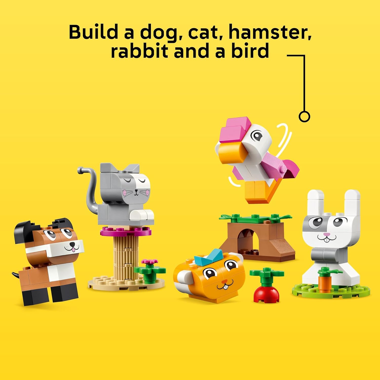 LEGO Classic Creative Pets - Animal Building Toy Set for Kids 5+ 2