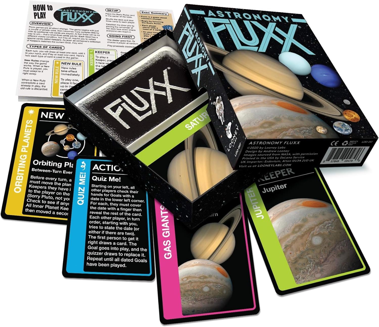 Looney Labs Astronomy Fluxx Board Game 3