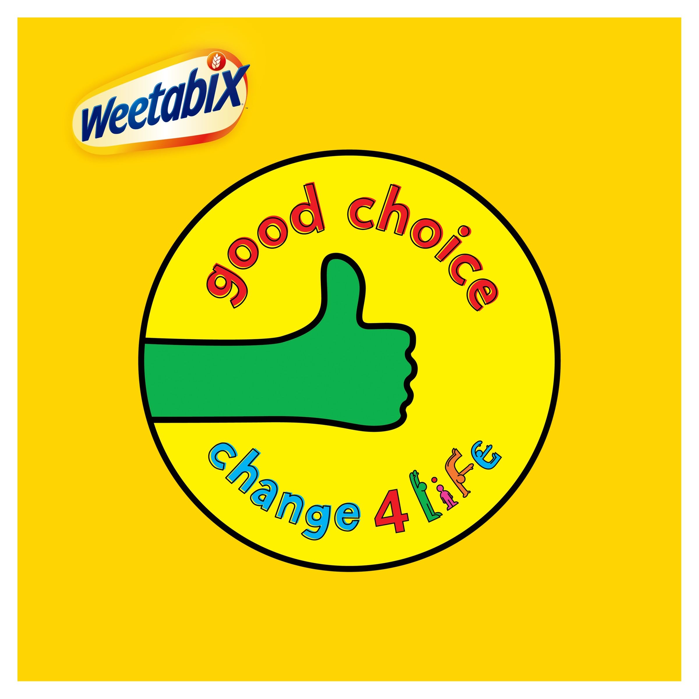 Weetabix - Breakfast Cereal Packed with Fibre, High in Vitamin D, Low in Sugar, 500g