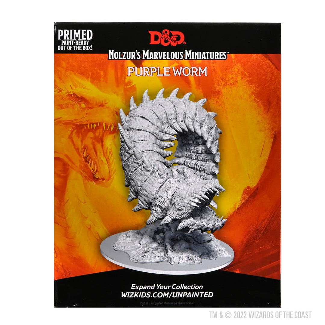 WizKids D&D Nolzur's Marvelous Miniatures Purple Worm Unpainted Figure