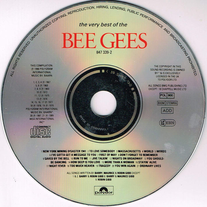 Bee Gees - The Very Best Of Audio CD