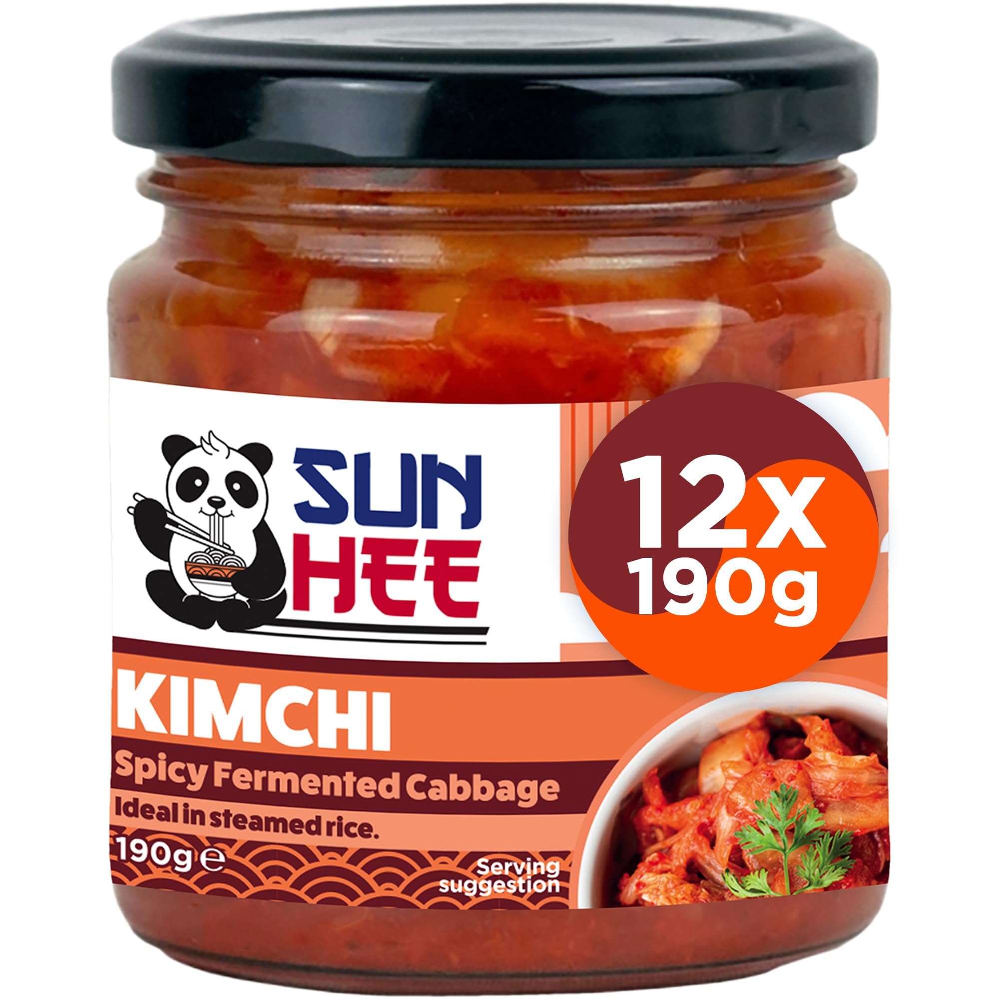 Sun Hee Natural Kimchi - Fermented Cabbage with Radish, Garlic & Ginger (190g) 1
