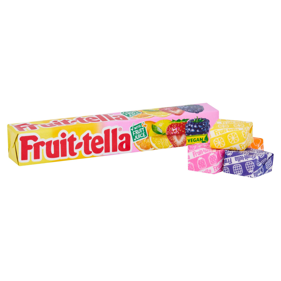 Fruittella Summer Fruits Soft Chew Sweets, Vegan & Gluten-Free - 40 x 41g Sticks