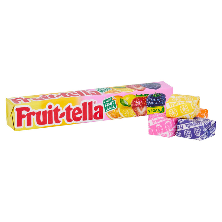 Fruittella Summer Fruits Soft Chew Sweets, Vegan & Gluten-Free - 40 x 41g Sticks