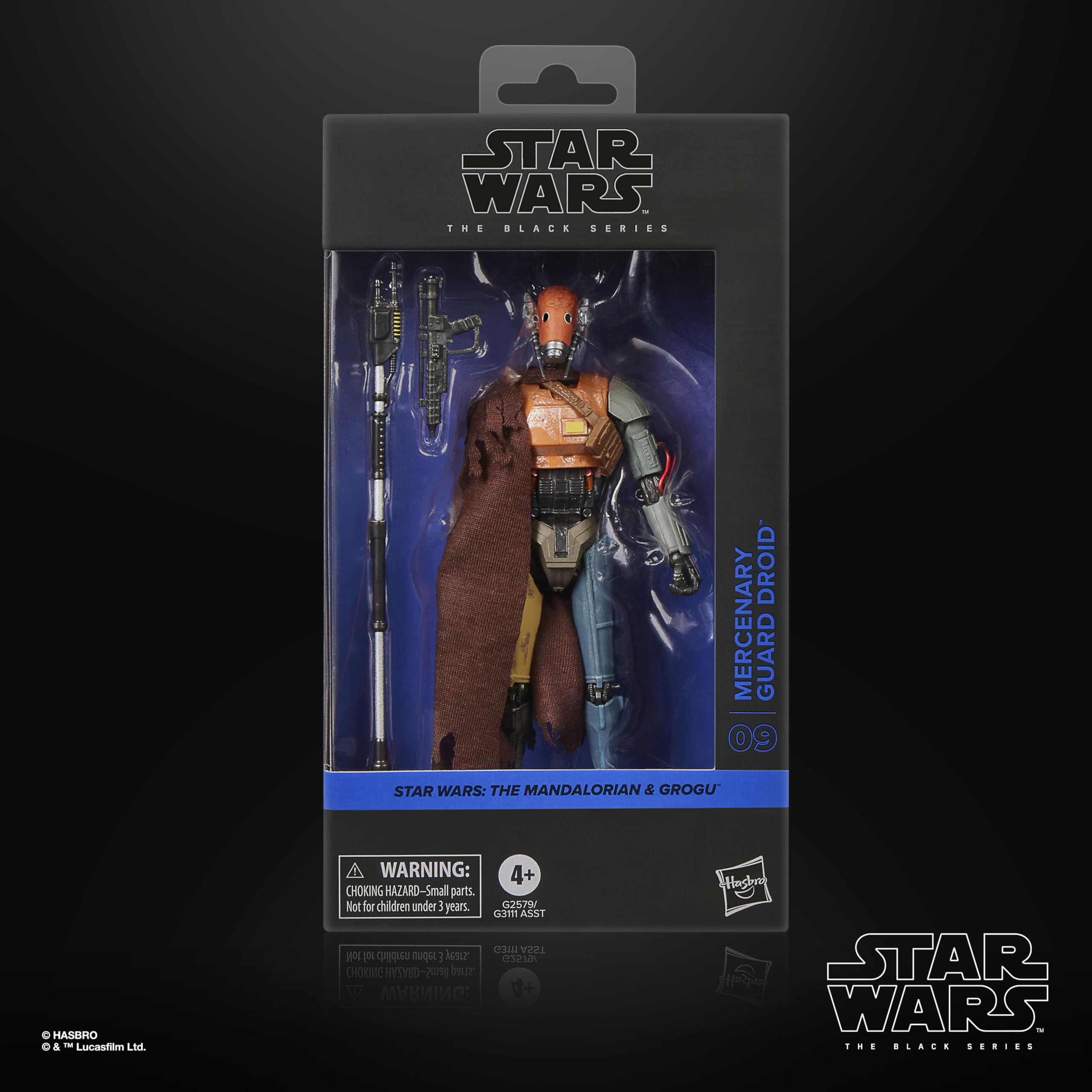 Star Wars The Black Series Mercenary Guard Droid Action Figure - 15 cm Scale, Multicolor, Ages 4+ 2