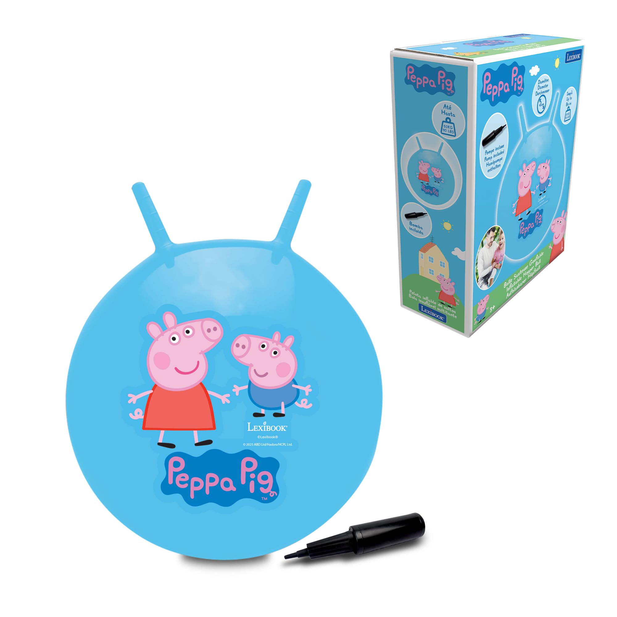 Peppa Pig Inflatable Hopper Ball - Fun Bouncing Toy for Kids 3 Years and Up 1