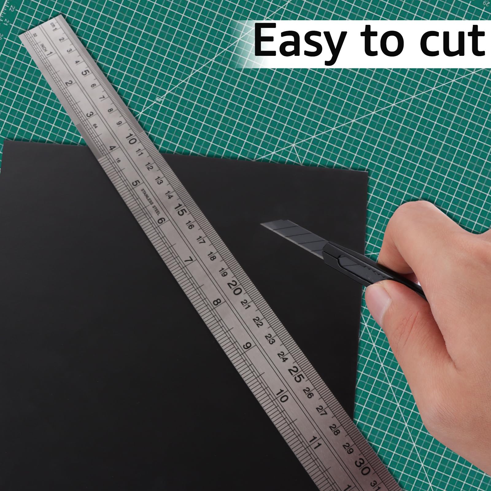 ASelected Black Foam Board - 10 Pack A3 Size, 5mm Thick Polystyrene Sheet for Crafting & Display 3