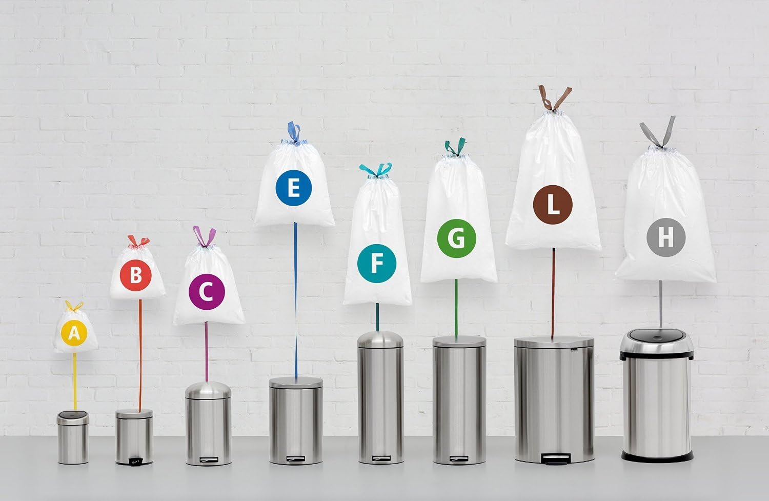 Brabantia - Compostable Bin Liners Size C, 10-12L, 10 Bags, Green 6