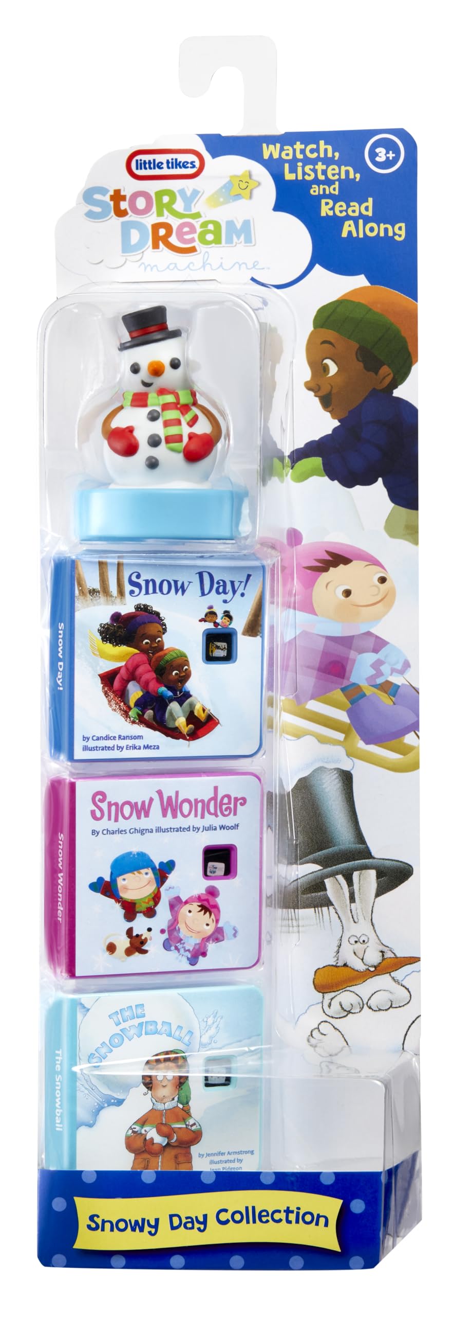 Little Tikes Story Dream Machine Snowy Day Collection - 3 Books & 1 Light-Up Character for Ages 3+ 17