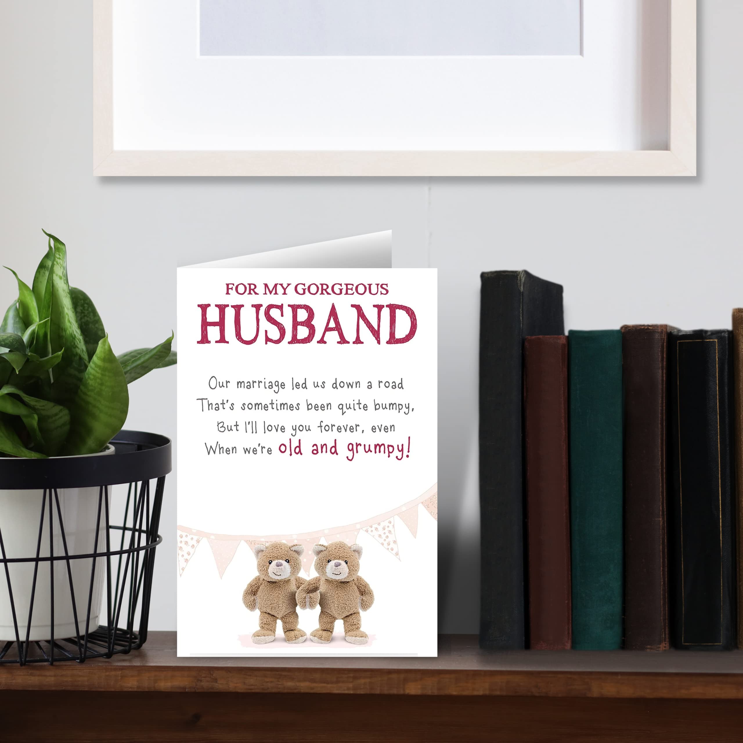 Emotional Rescue Grumpy Birthday Card for Husband | FSC Paper | Made in UK 5