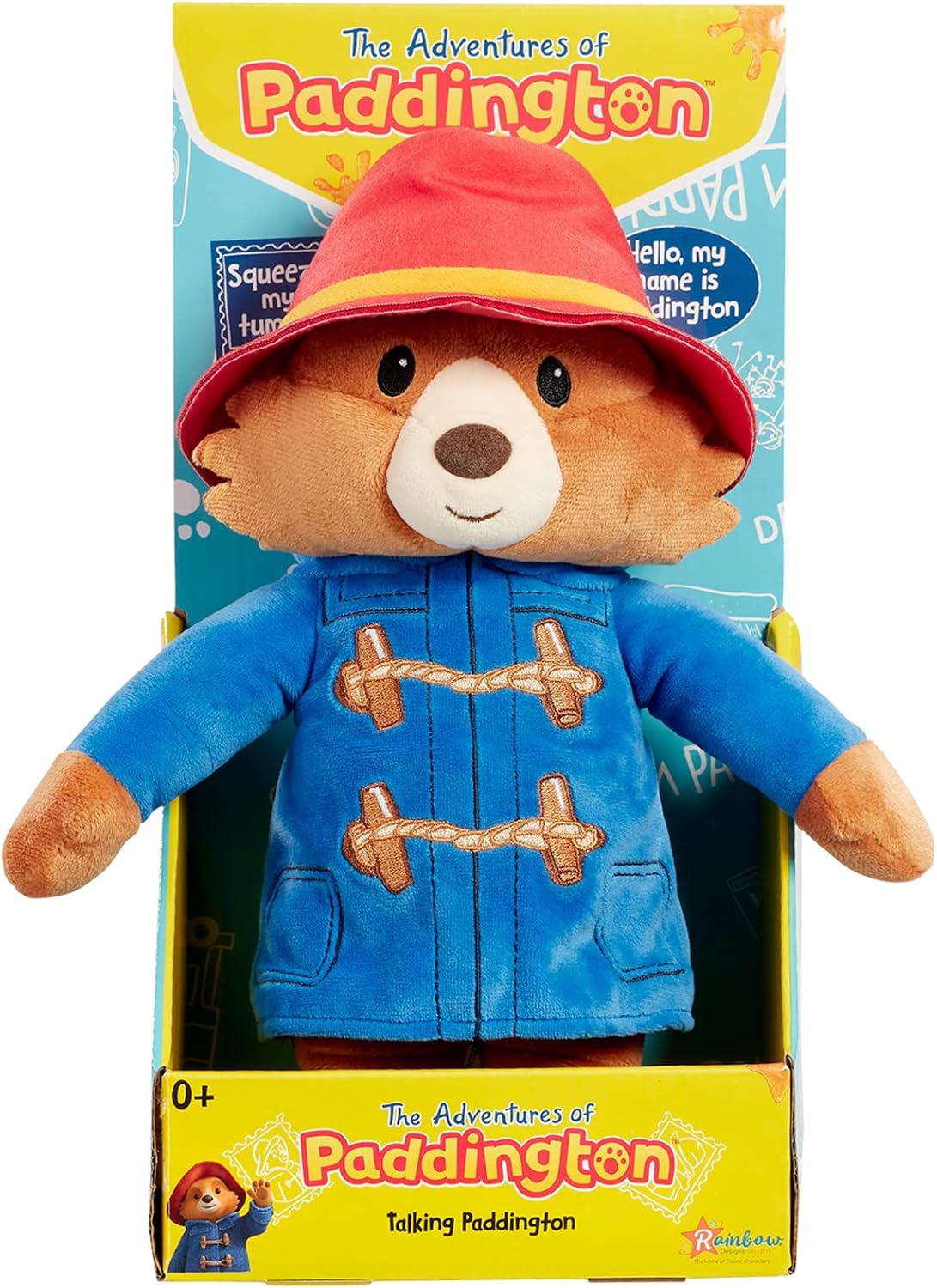 Paddington Bear Talking Soft Toy - 25cm Plush with Sound Features
