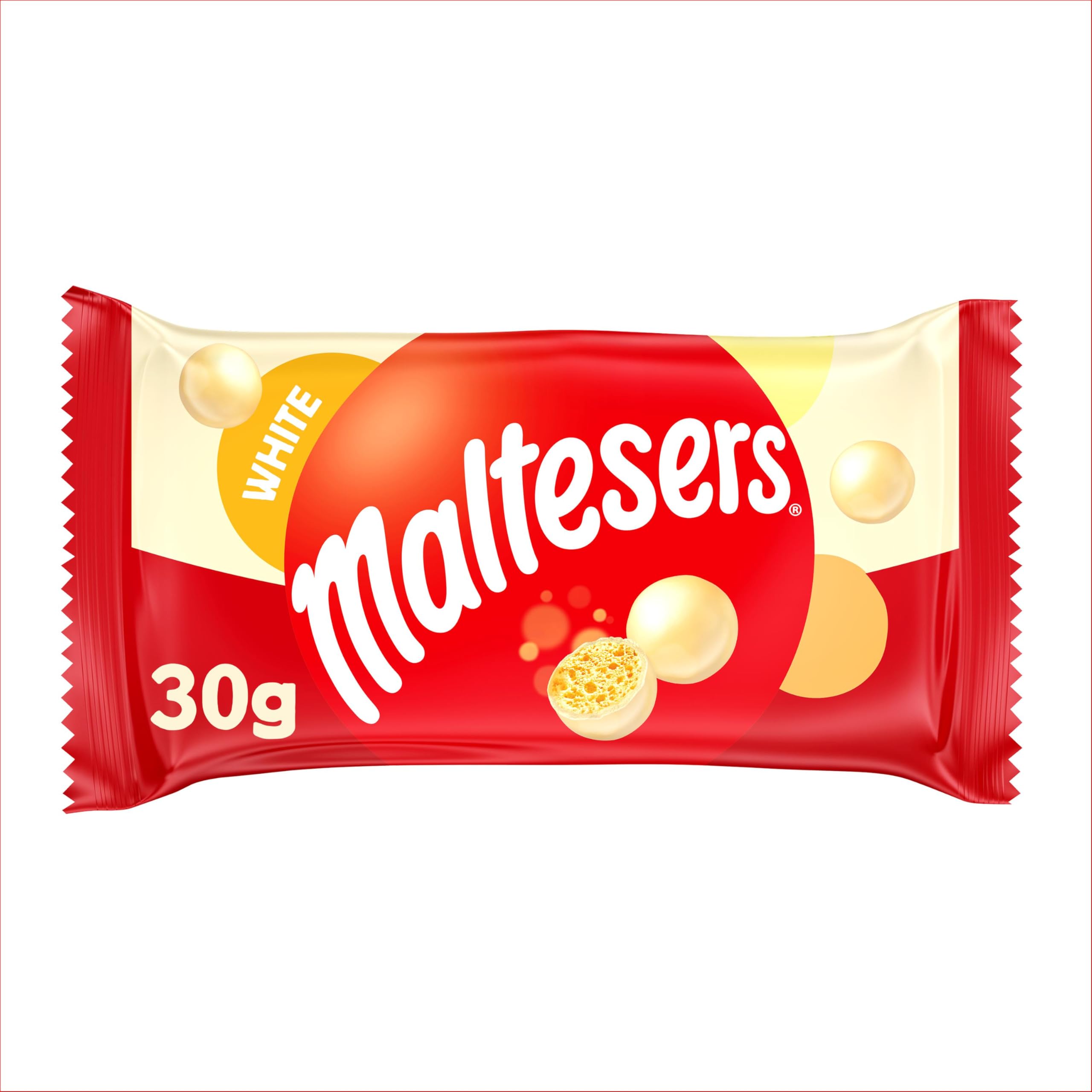 Maltesers White Chocolate & Honeycomb Treats, 25x30g Bags 2