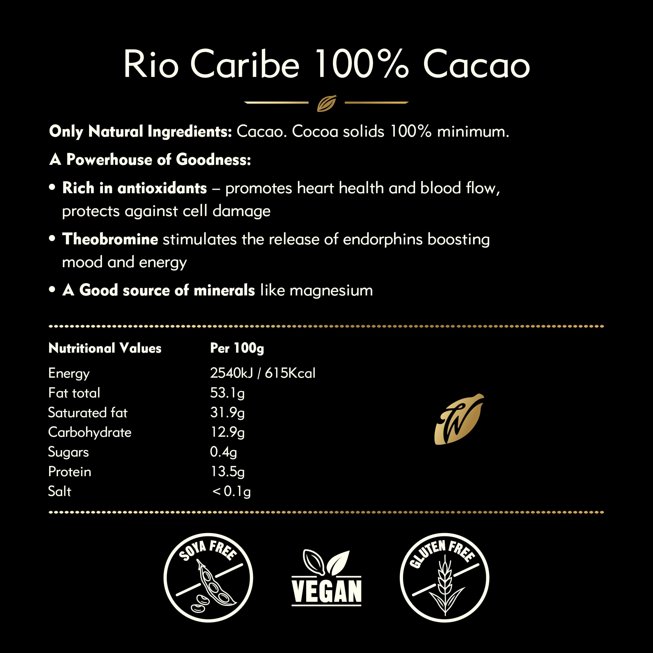 Willie's Cacao - 100% Venezuelan Rio Caribe Cacao - Artisan Bean to Bar Chocolate - 180g 2