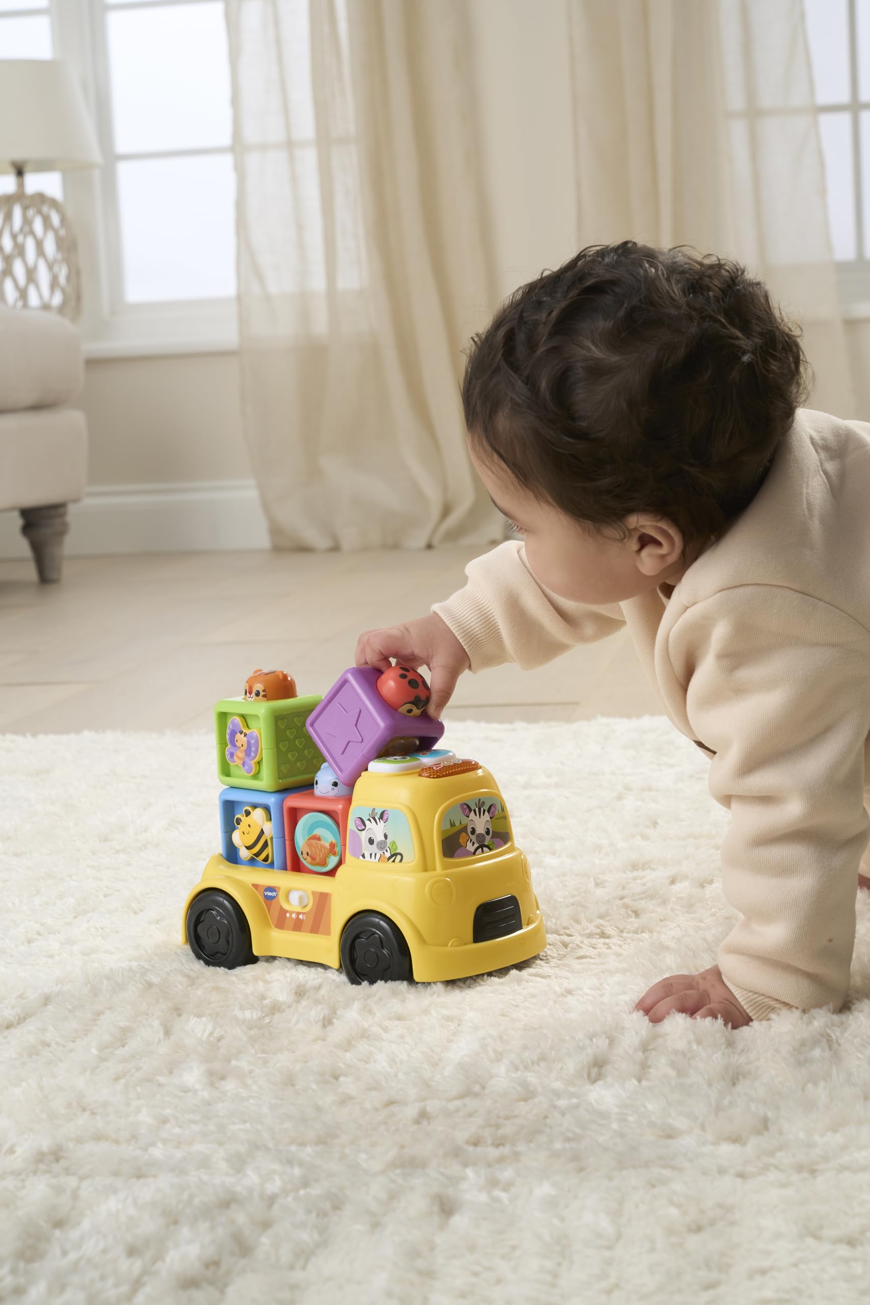 VTech Baby Pop-a-Block Truck - Interactive Learning Toy for 6 Months to 3 Years 2