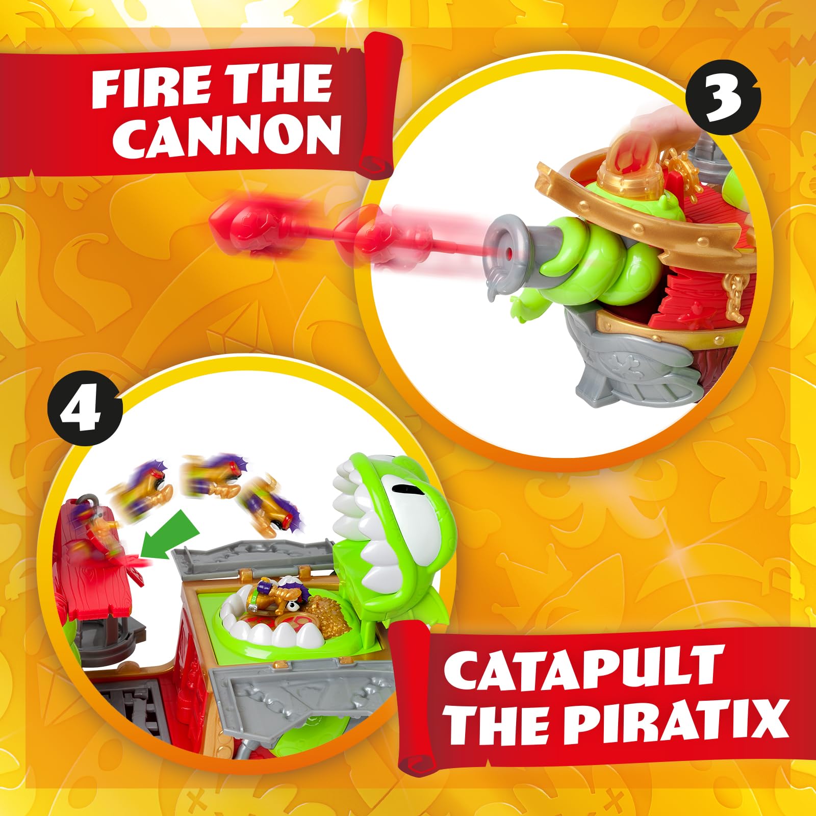 PIRATIX Kraken Ship Pirate Playset - Action-Packed Adventure with Exclusive Figures 2