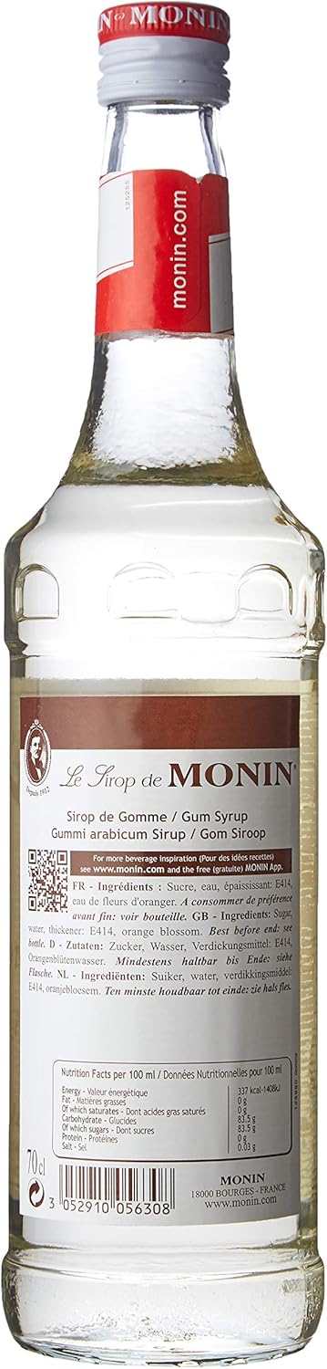 Monin - Premium Gum Syrup (700ml)