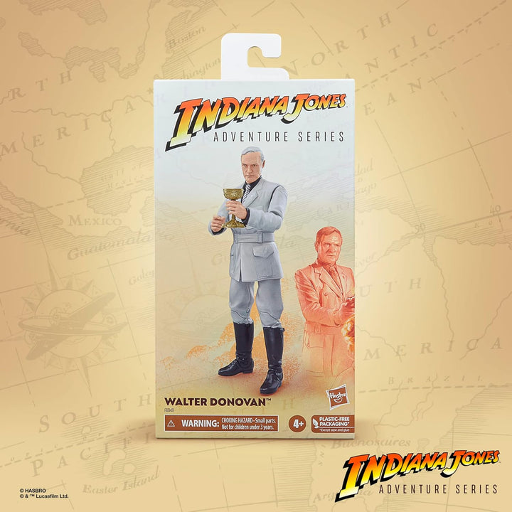 Hasbro Indiana Jones Adventure Series Walter Donovan Action Figure (F6049)