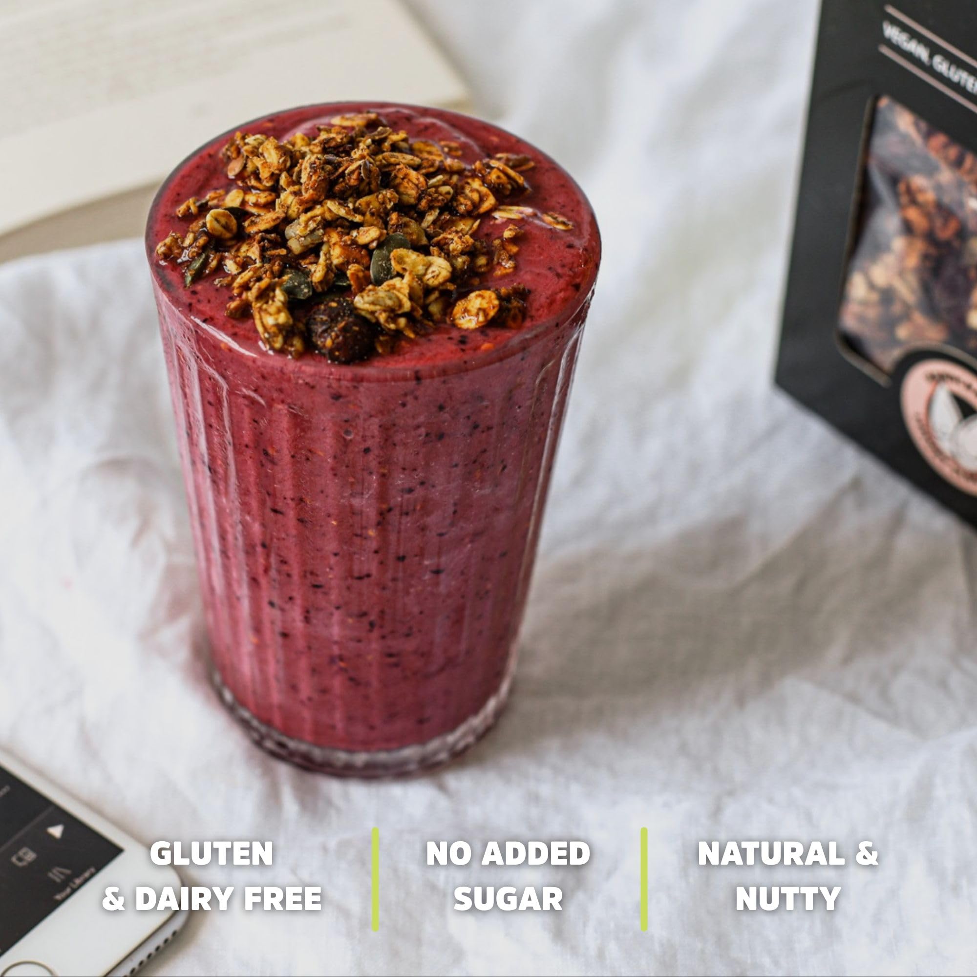 Rollagranola Awesome Almond Oat Granola - 400g Pack | Over 38% Nuts | Vegan & Gluten Free 4