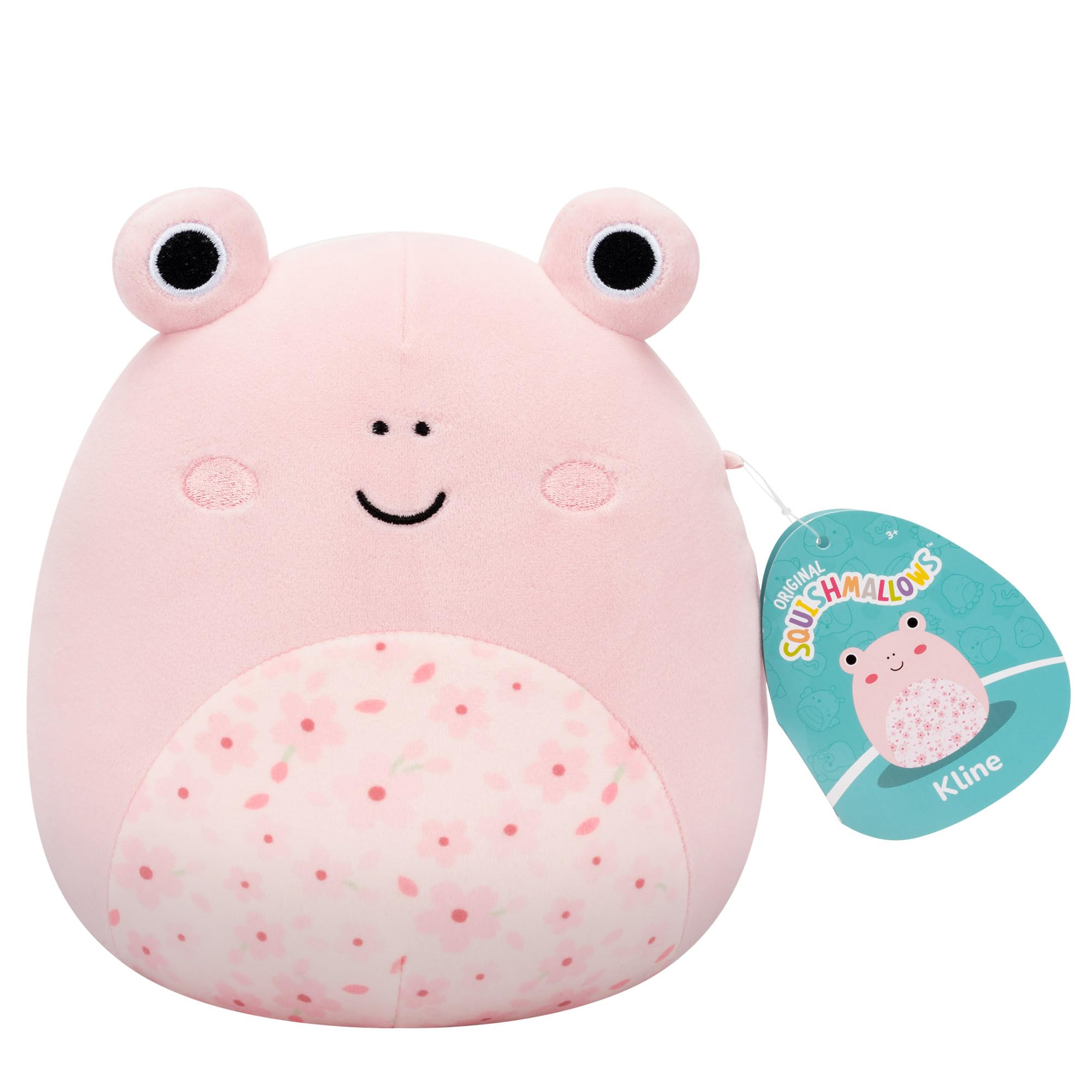 Squishmallows Kline the Pink Frog Stuffed Animal Plush | 7.5-Inch | Collectible
