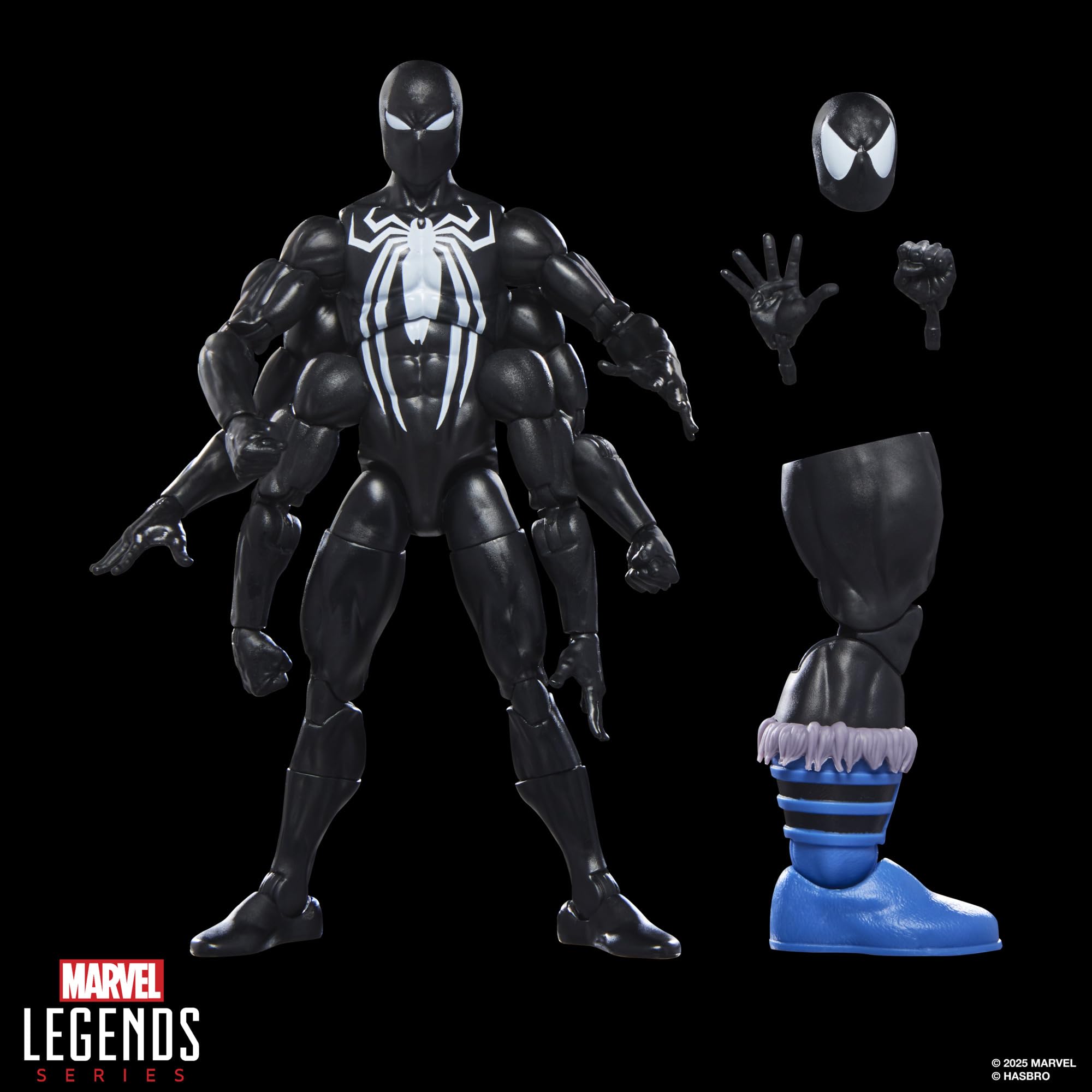 Hasbro Marvel Legends Dark Avengers Spider-Man Action Figure - 15 cm Scale | Ages 4+ | Includes 3 Accessories 6