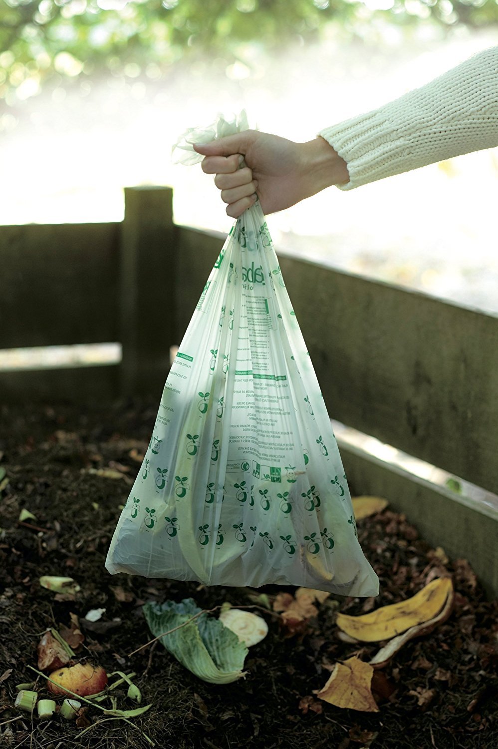 Brabantia Compostable Bin Liners - 10L Capacity | Size C | 10 Bags | Starch Based Material 8