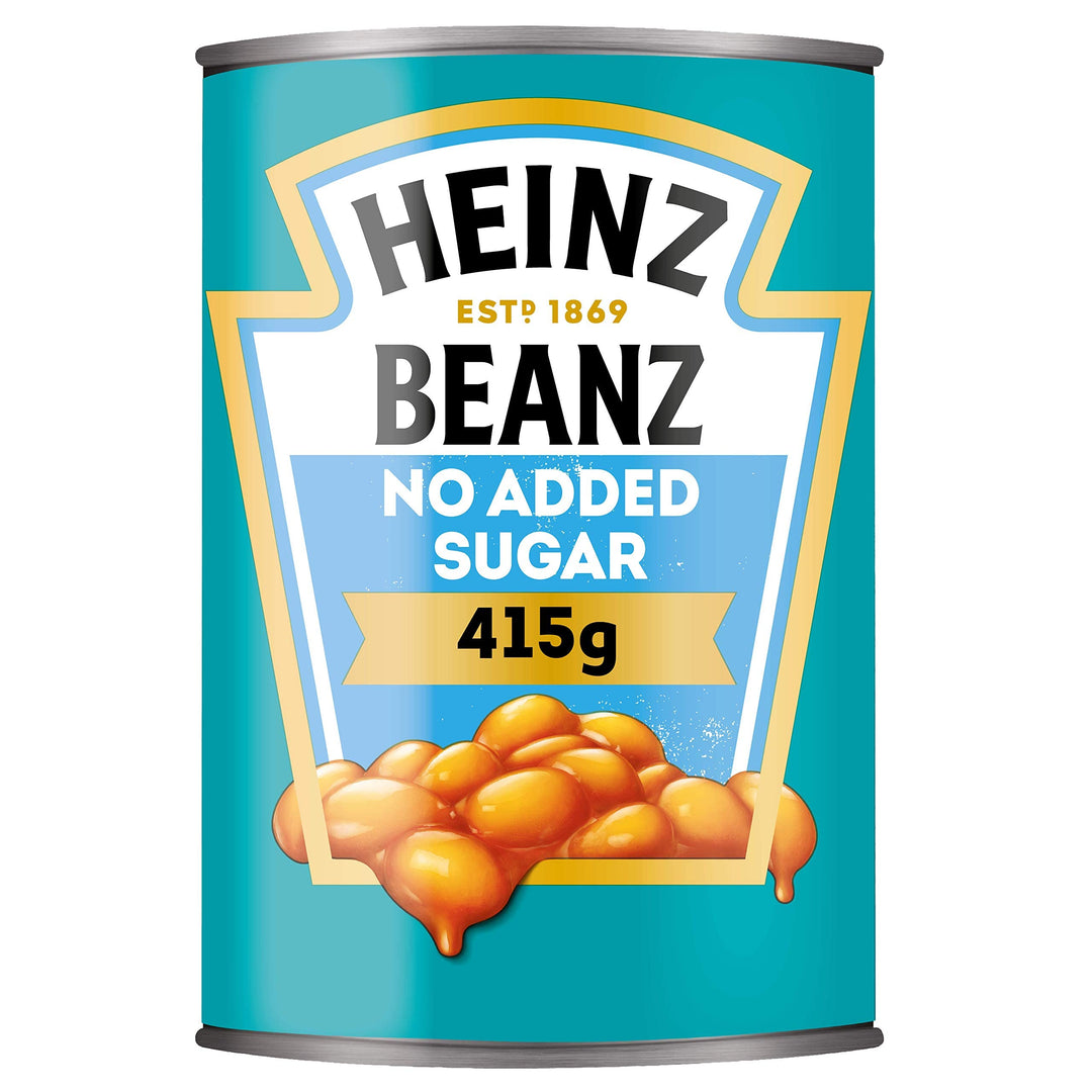 Heinz No Added Sugar Baked Beans 4x415g