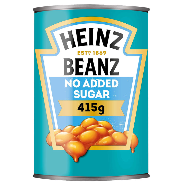 Heinz No Added Sugar Baked Beans 4x415g