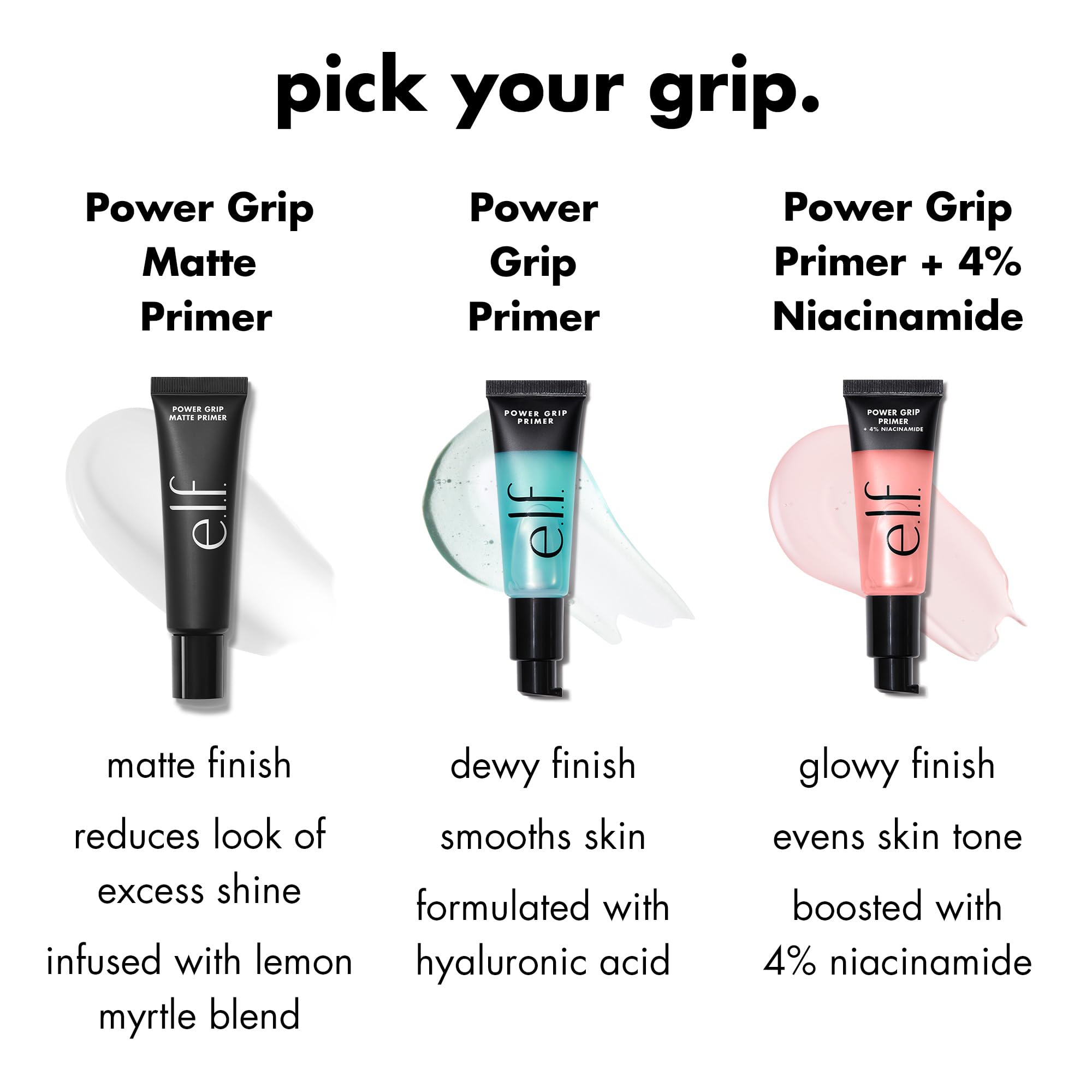 e.l.f. Power Grip Matte Primer (40 g) - Long-Lasting Matte Finish Makeup Primer 4