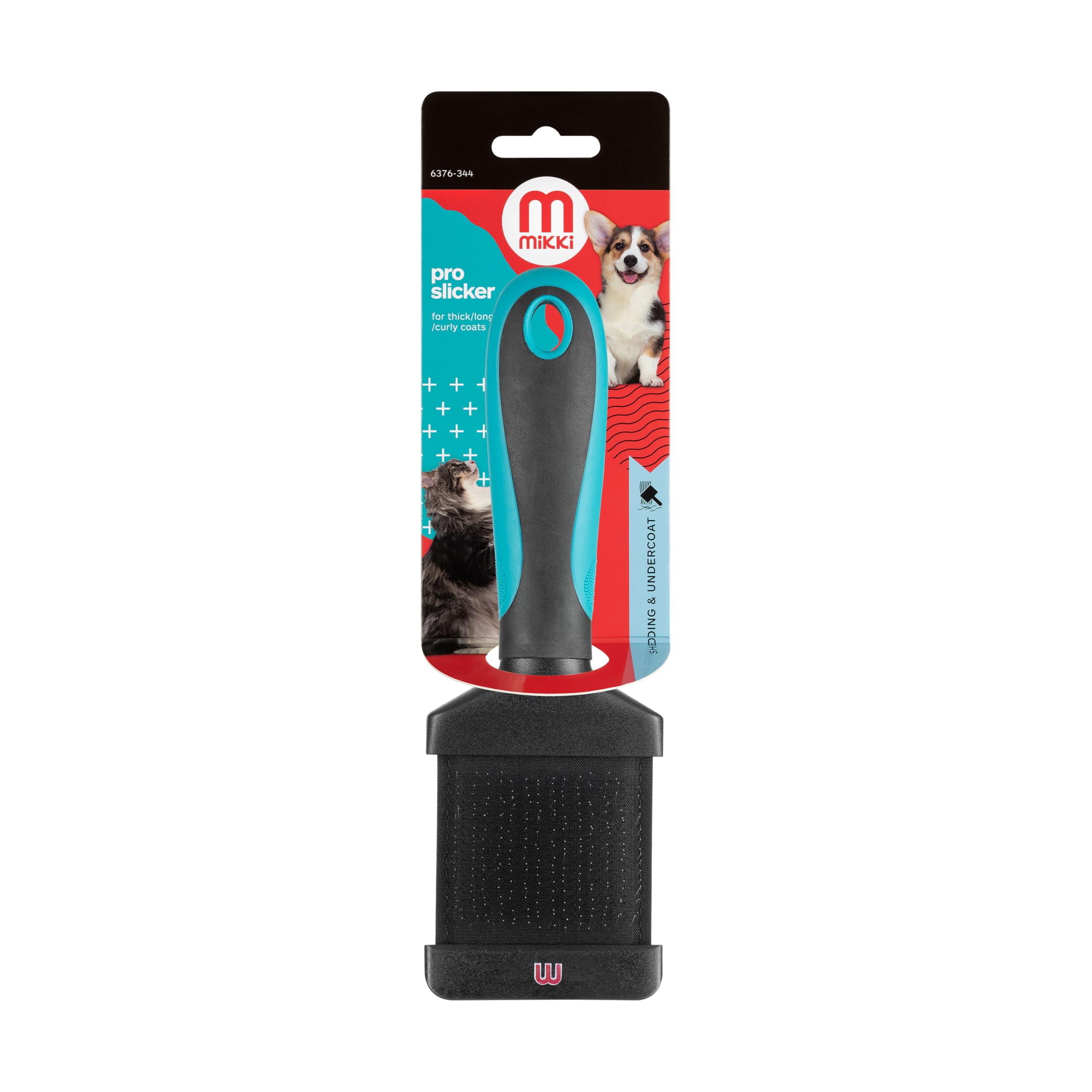 Mikki Pro Slicker Brush - Detangle, Smooth, Remove Undercoat | Double-Sided | Ergonomic Handle 4