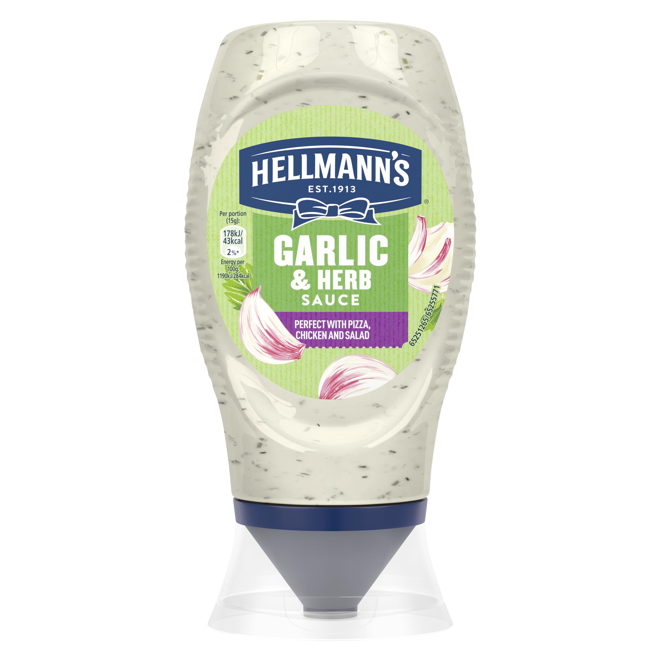 Hellmann's Garlic and Herb Sauce - Vegetarian, Creamy Taste | 260g 1