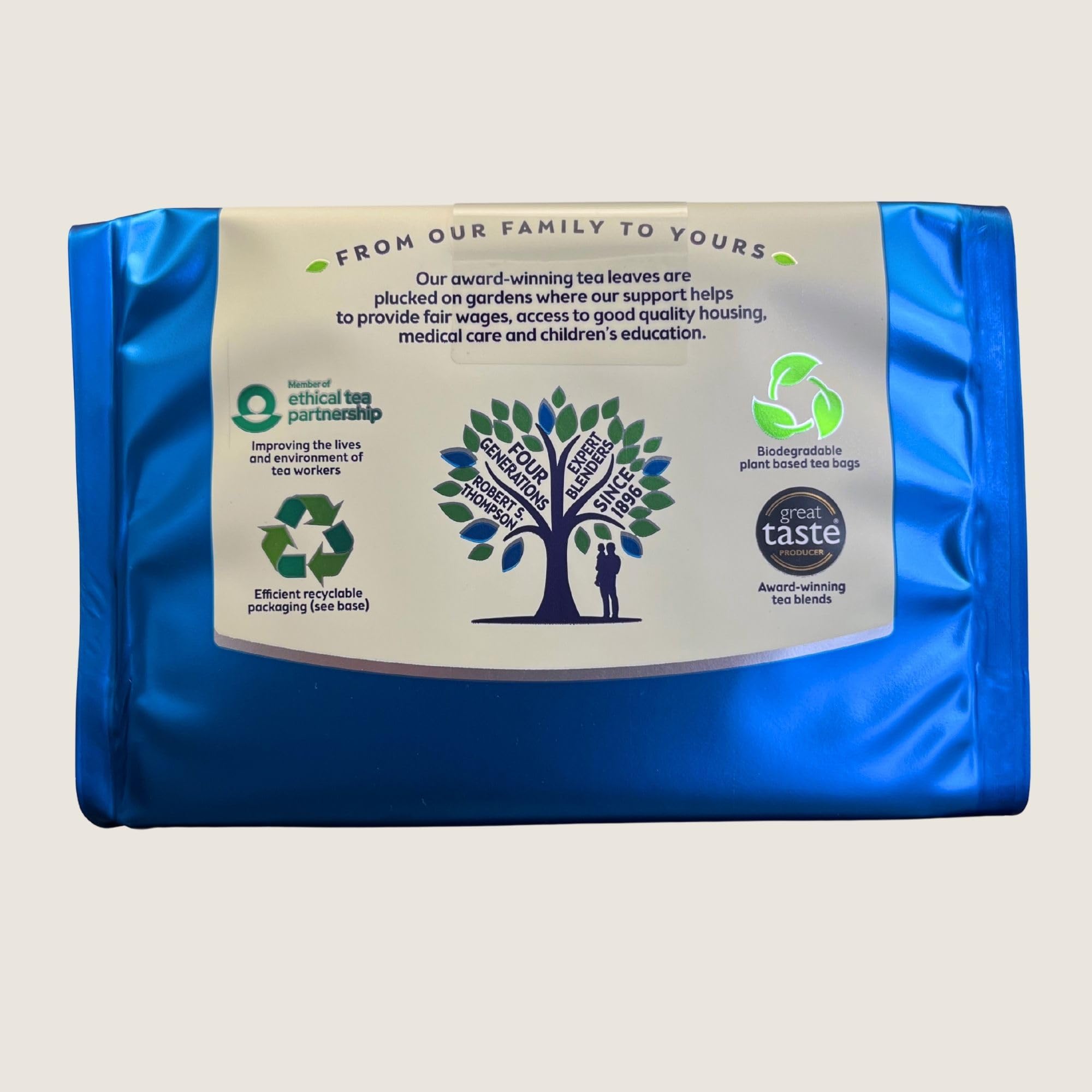 Thompson's Decaffeinated Black Tea Bags - 160 Pack (500g) 2