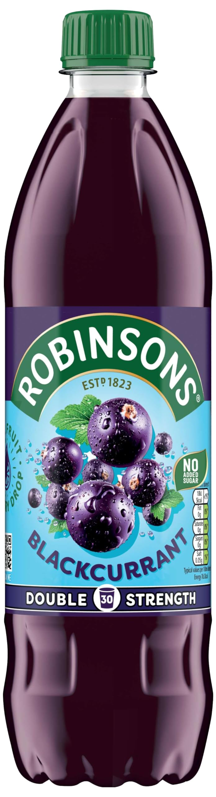 Robinsons Fruit Squash - Low Calorie - Blackcurrant - Double Strength Concentrate 750ml