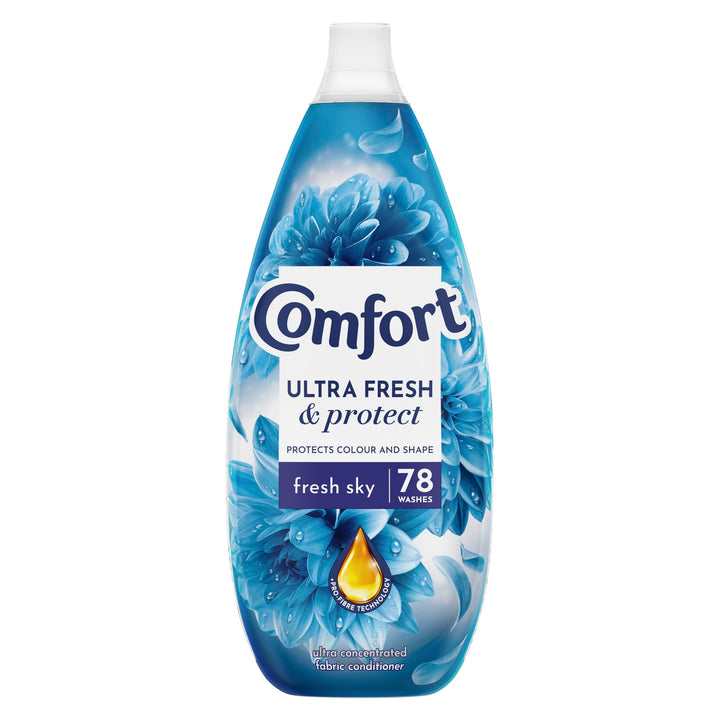 Comfort Ultra Fresh & Protect Fresh Sky Fabric Conditioner - Liquid Fabric Softener