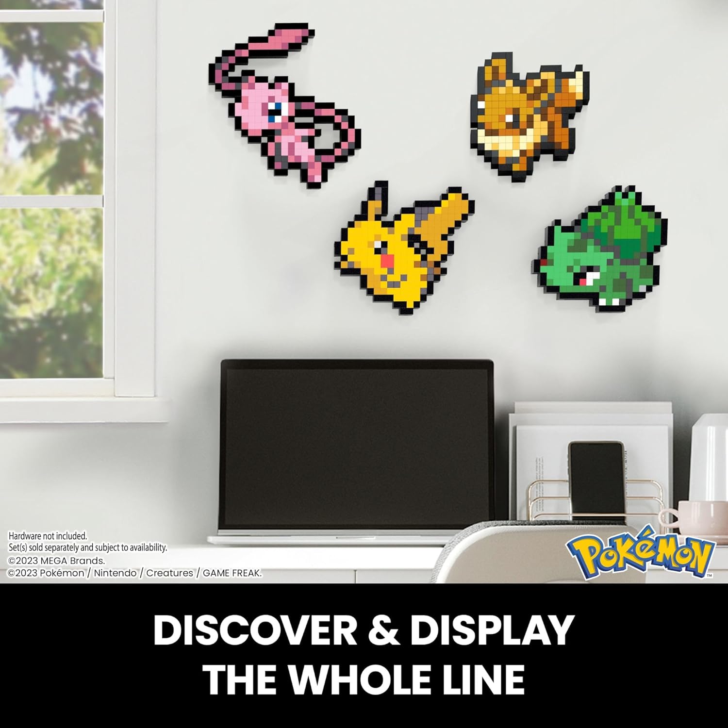 MEGA Pokémon Eevee Building Set - 323-Piece Pixel Art Action Figure for Adult Collectors 3