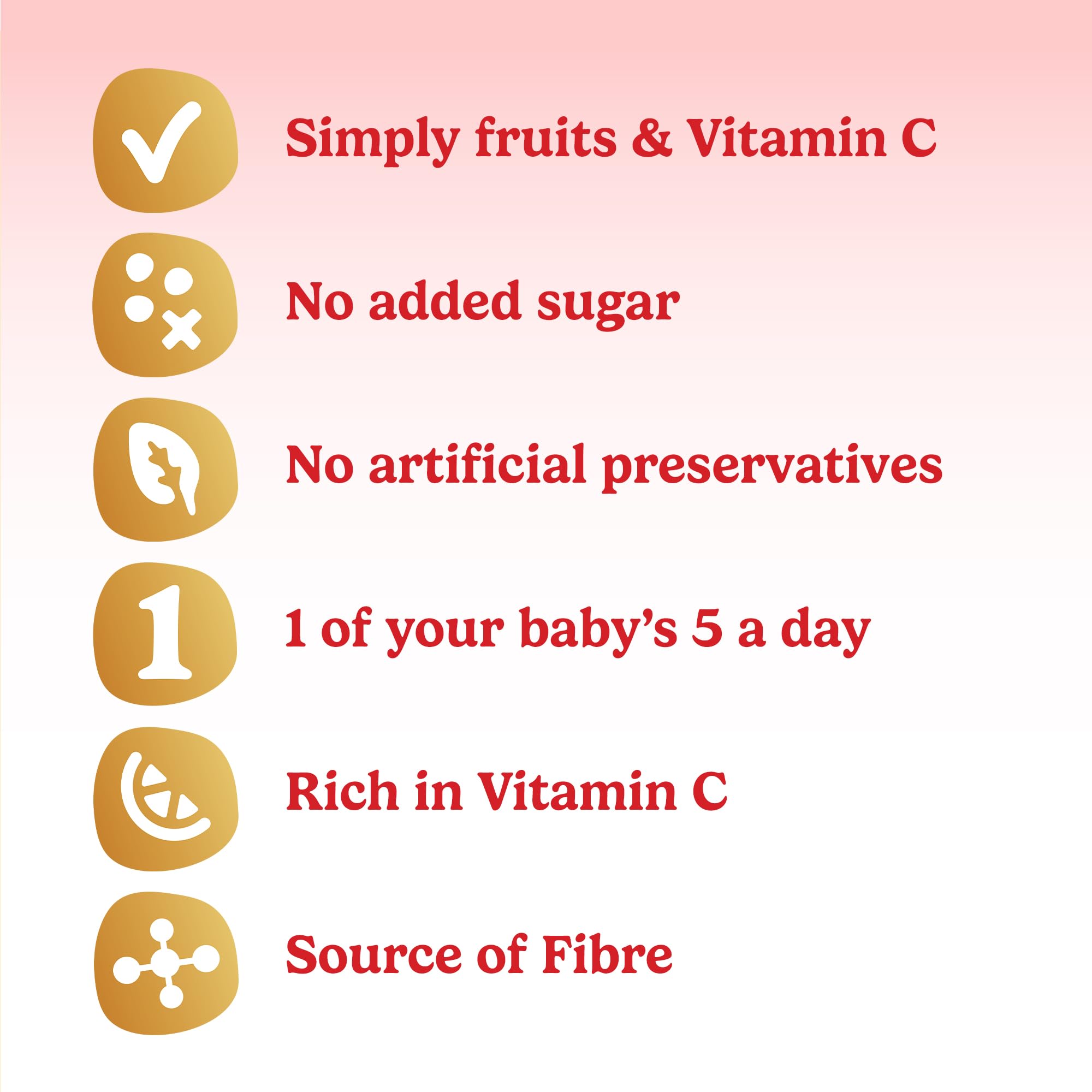 Cow & Gate Fruit Pouch Apple Pear Banana & Apricot Baby Food Snacks, 6x100G, Suitable from 4 Months 4