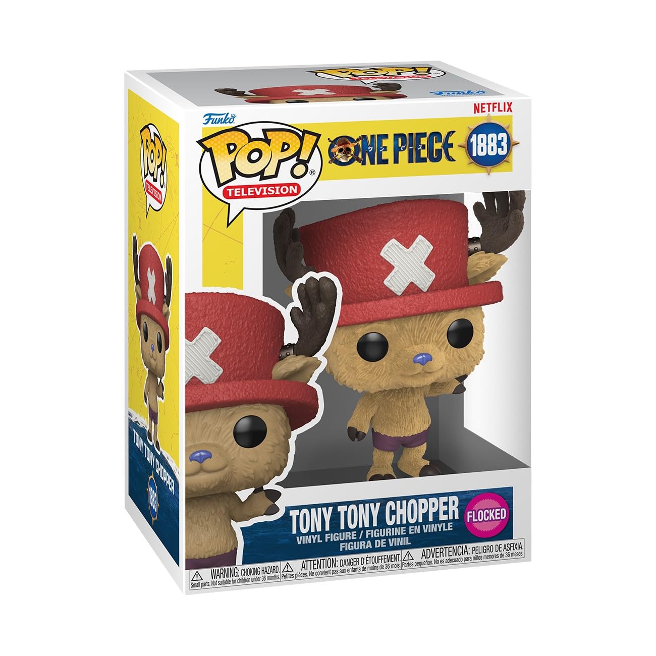 Funko POP! Television: Netflix One Piece Chopper Flocked Collectible Figure | 3.75 in Vinyl