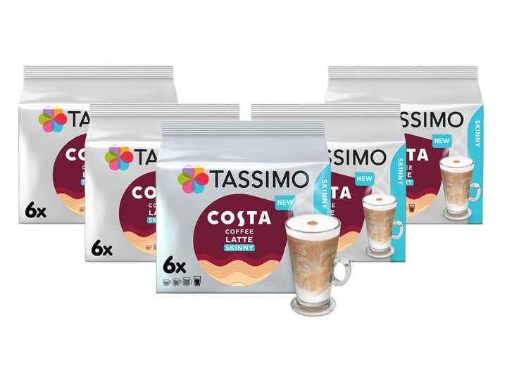Tassimo - Costa Skinny Latte Coffee Pods (Pack of 60)