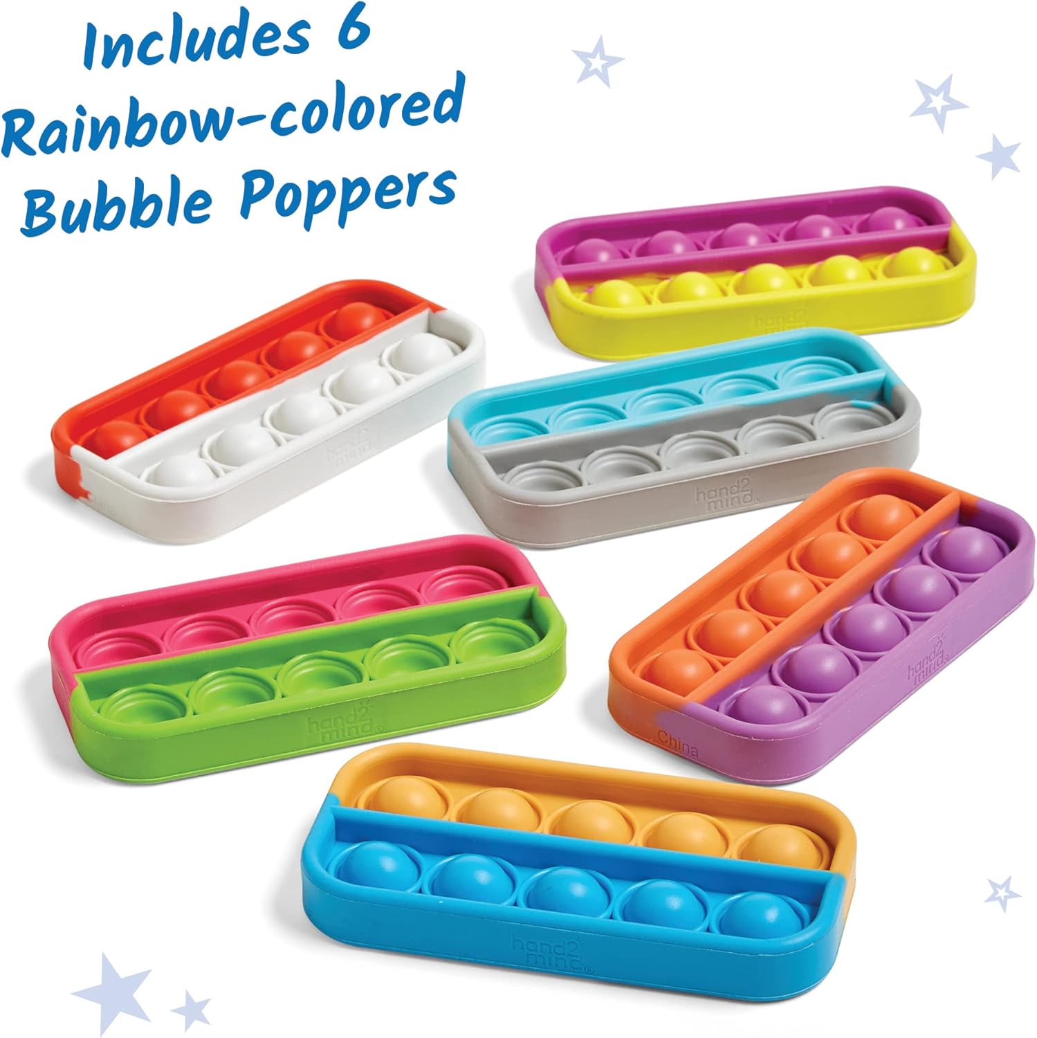 Learning Resources Ten Frame Sensory Bubble Poppers - Educational Math Tool for Kids 3+
