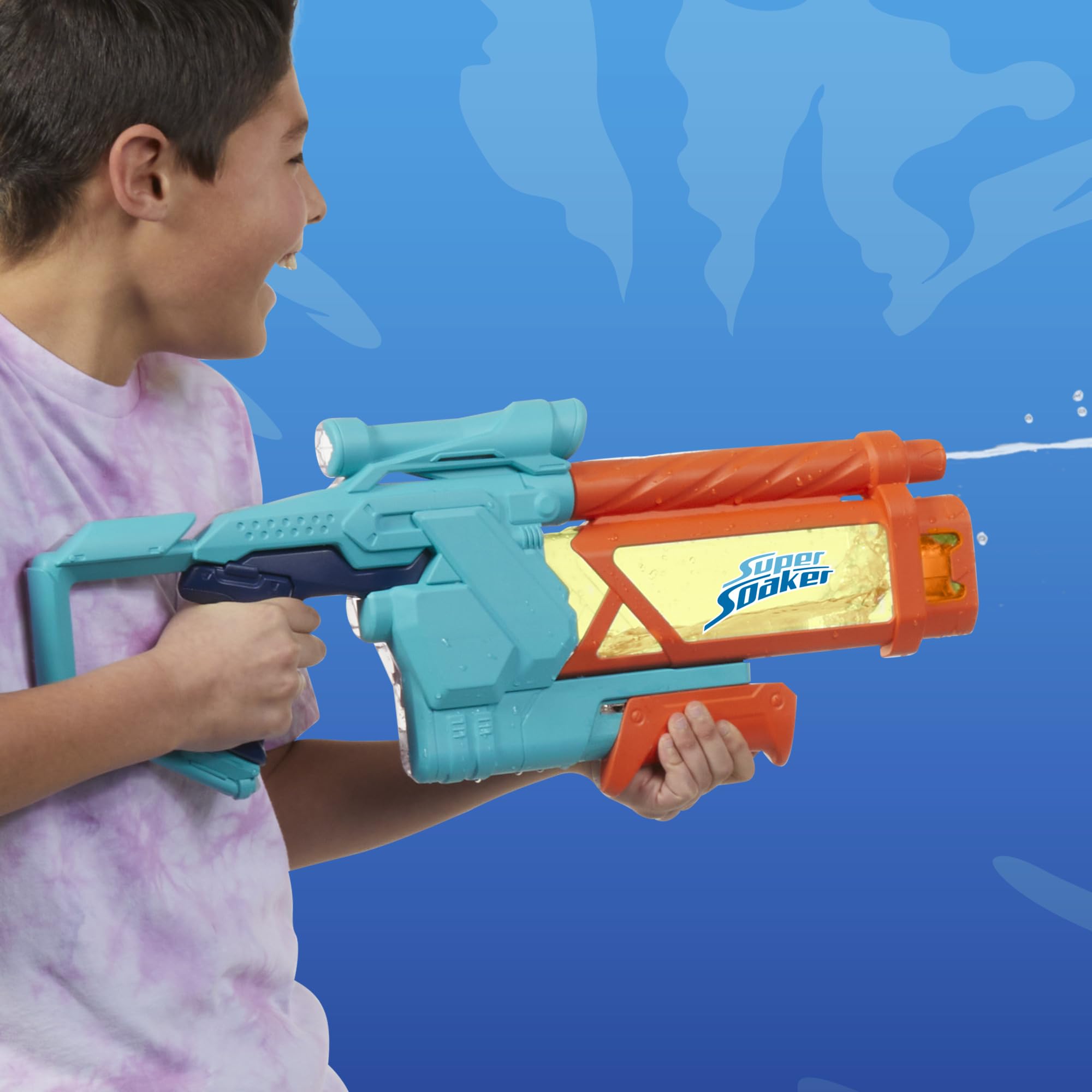 Super Soaker, Nerf Mega Dunk-Fill, Water Blaster, Water Toys, 1 Blaster, Pe 3