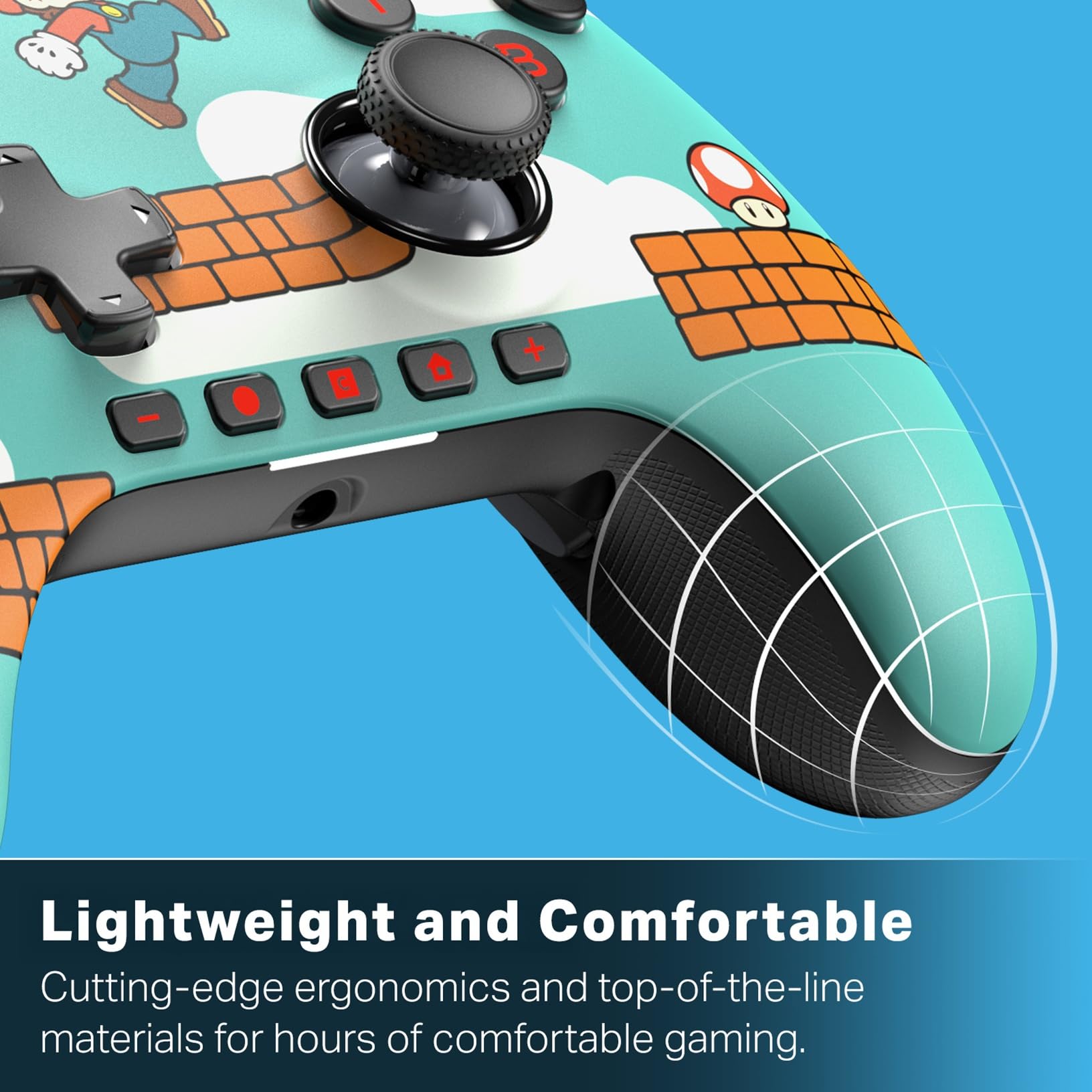 PowerA Advantage Wired Controller for Nintendo Switch 2 - Mario Time, Hall Effect Sticks, Mappable Buttons, Pro Controller 4