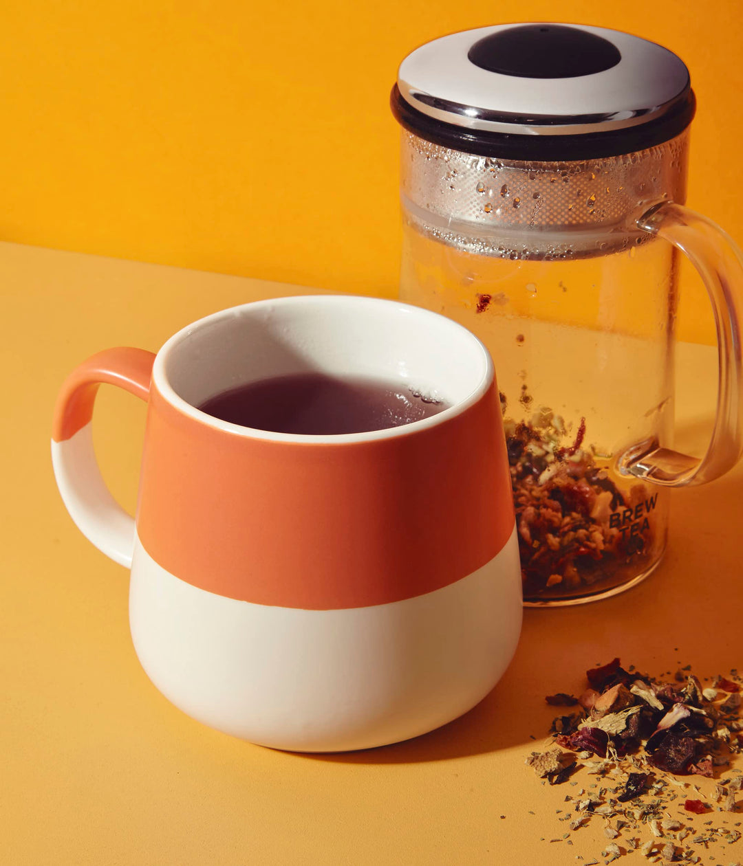 Brew Tea Co Lemon and Ginger Loose Leaf Tea 113g