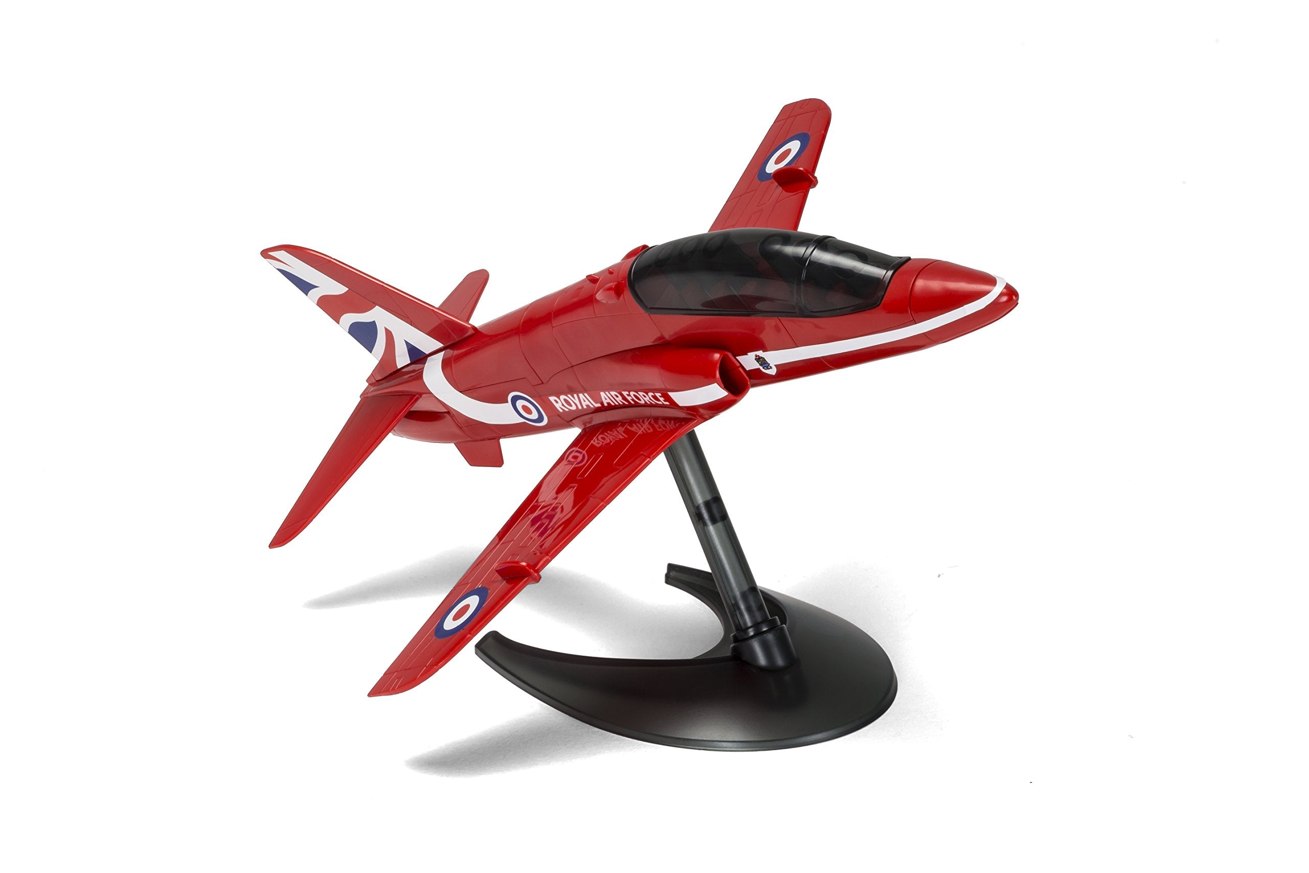 Airfix QUICKBUILD Red Arrows Hawk Modellbausatz J6018 – Zusammensteckbares Flugzeugmodell für Kinder ab 6 Jahren